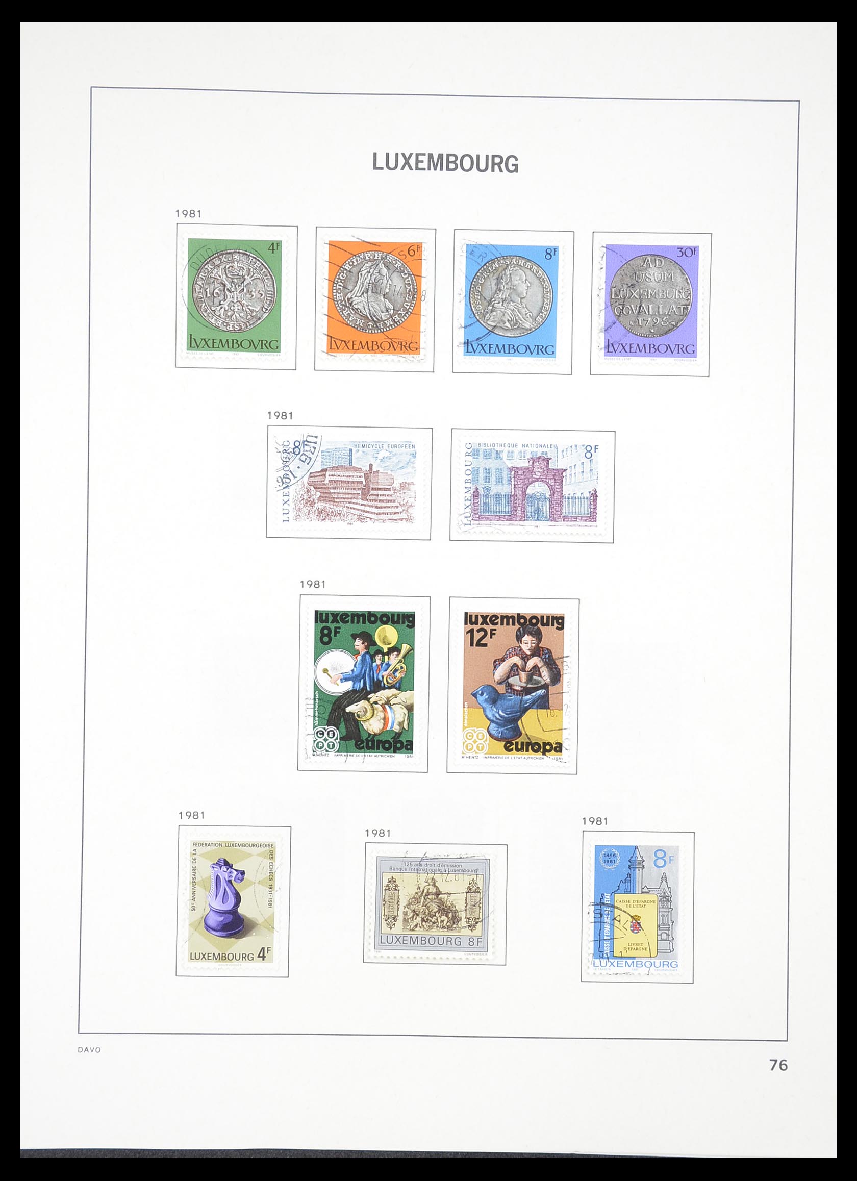 33382 080 - Postzegelverzameling 33382 Luxemburg 1852-2013.