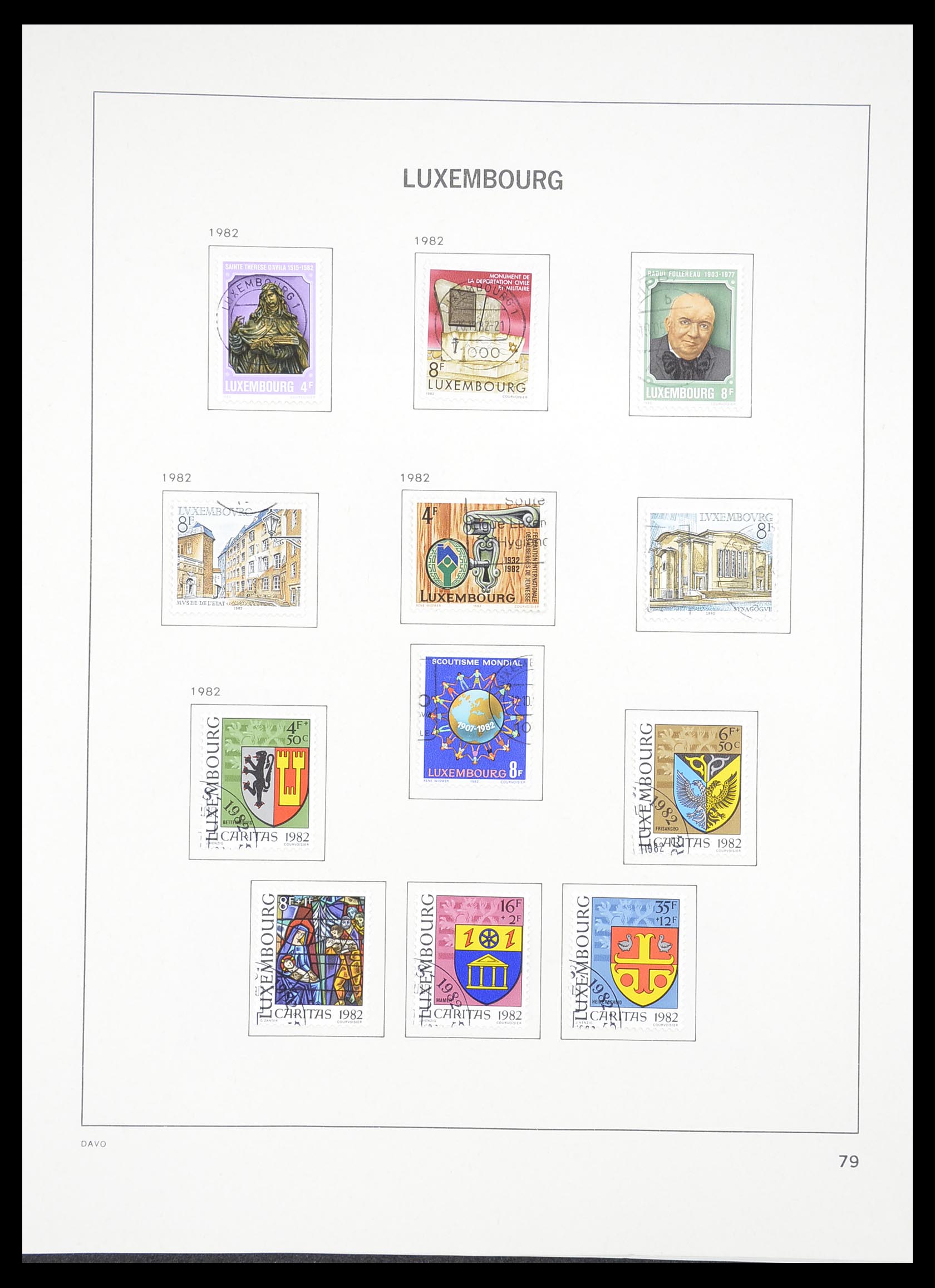 33382 083 - Postzegelverzameling 33382 Luxemburg 1852-2013.