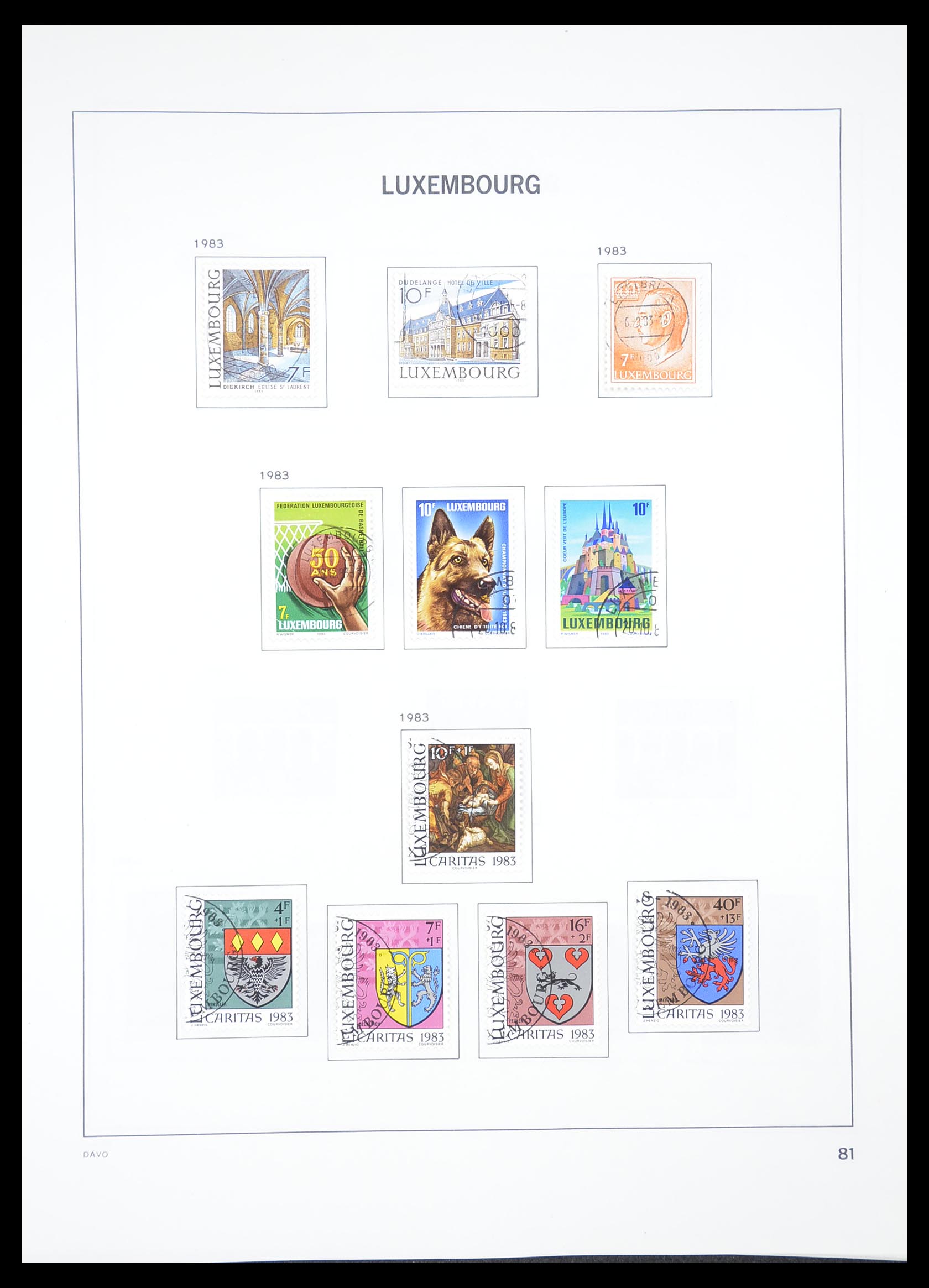 33382 085 - Postzegelverzameling 33382 Luxemburg 1852-2013.