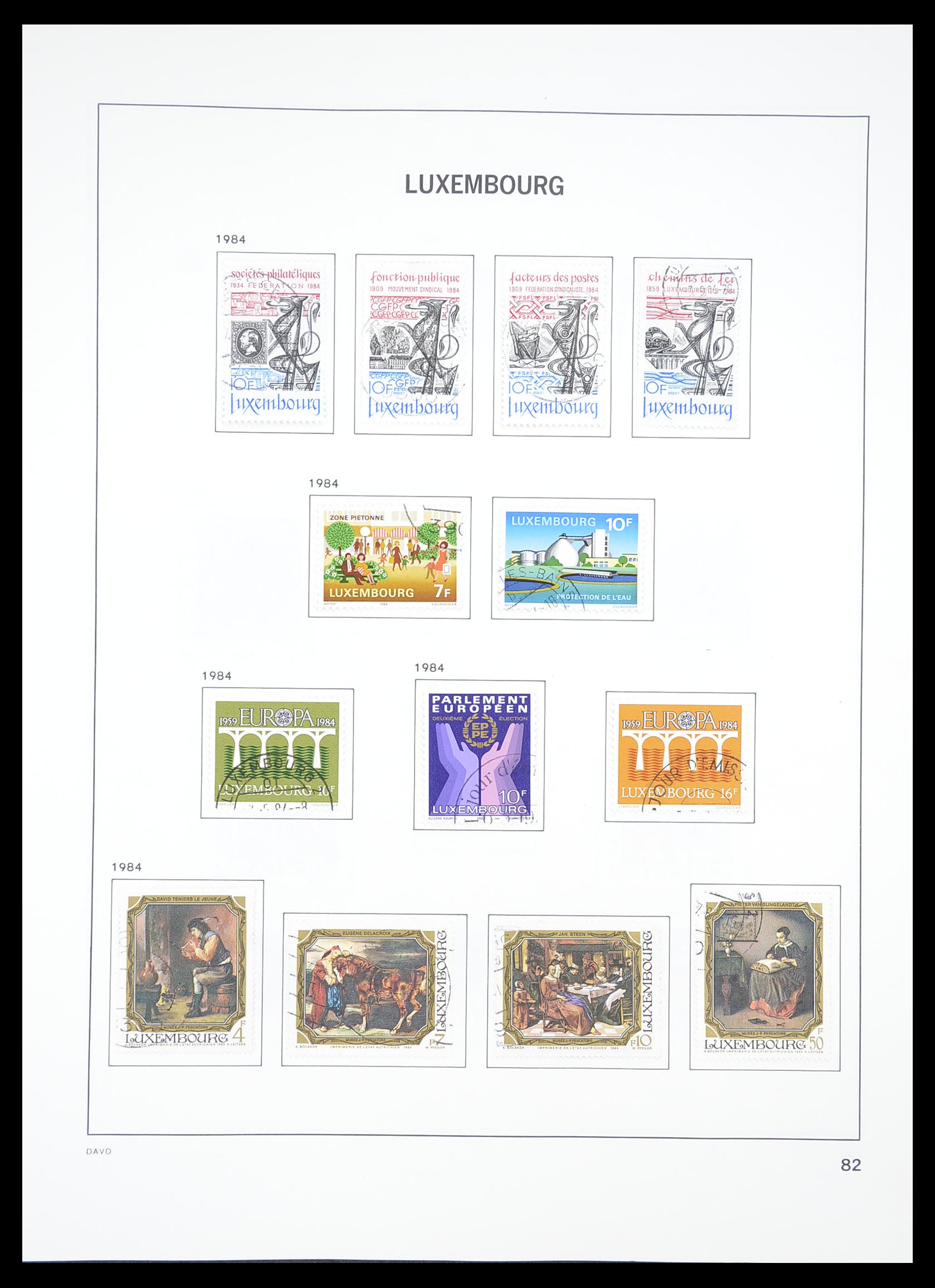33382 086 - Stamp collection 33382 Luxembourg 1852-2013.