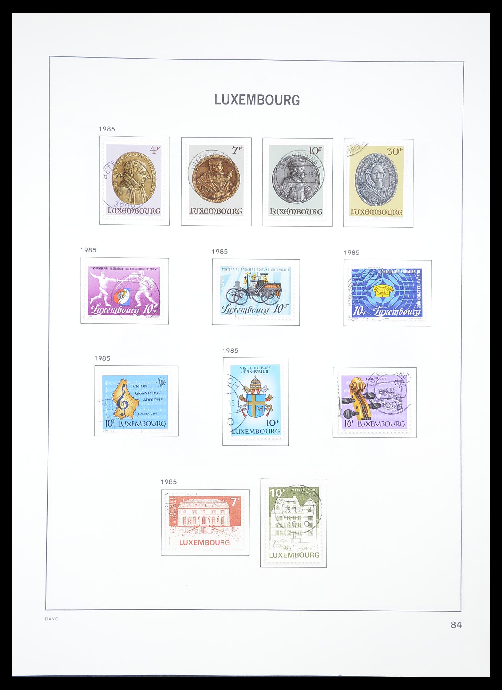 33382 088 - Stamp collection 33382 Luxembourg 1852-2013.