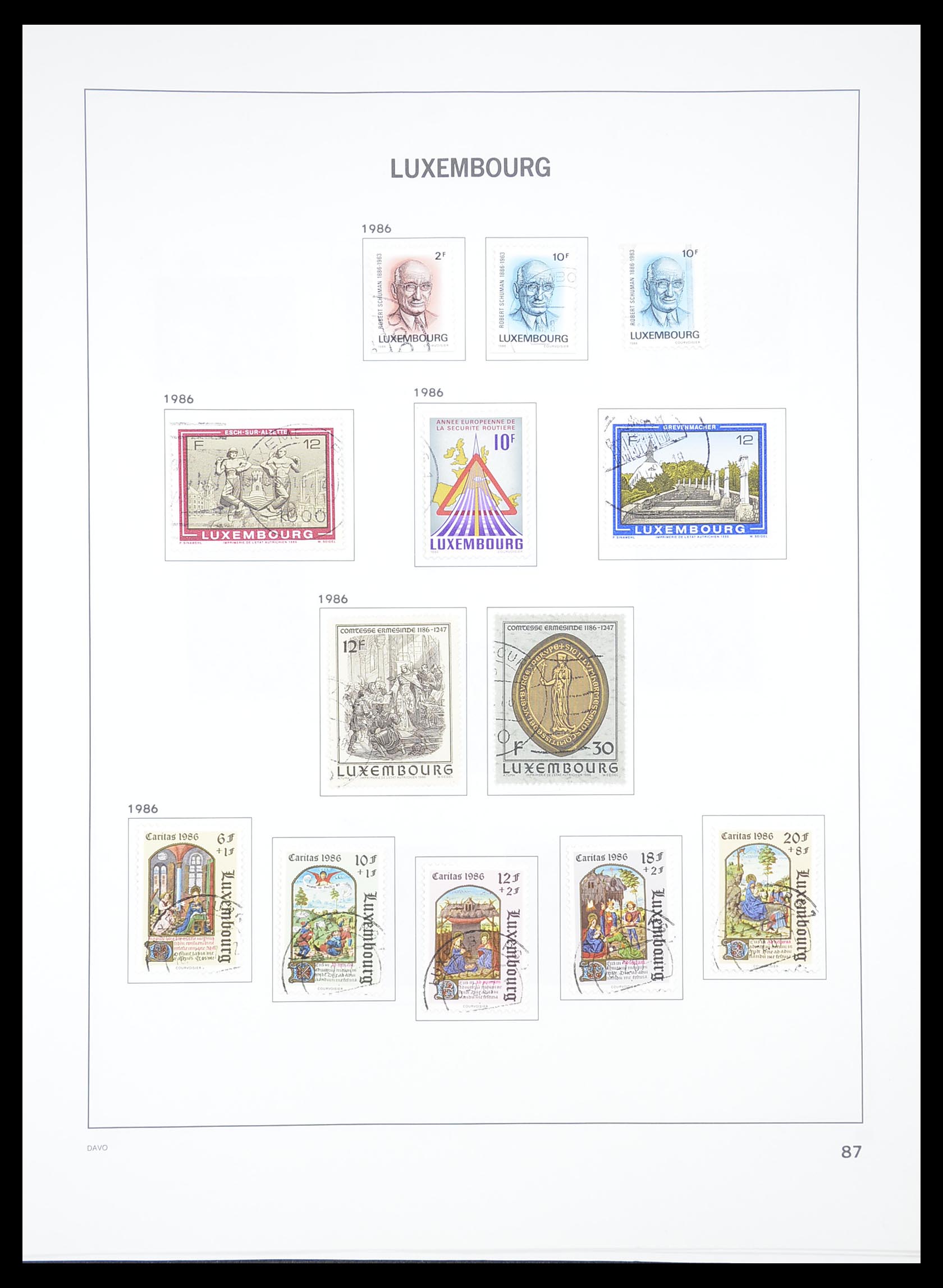 33382 091 - Postzegelverzameling 33382 Luxemburg 1852-2013.