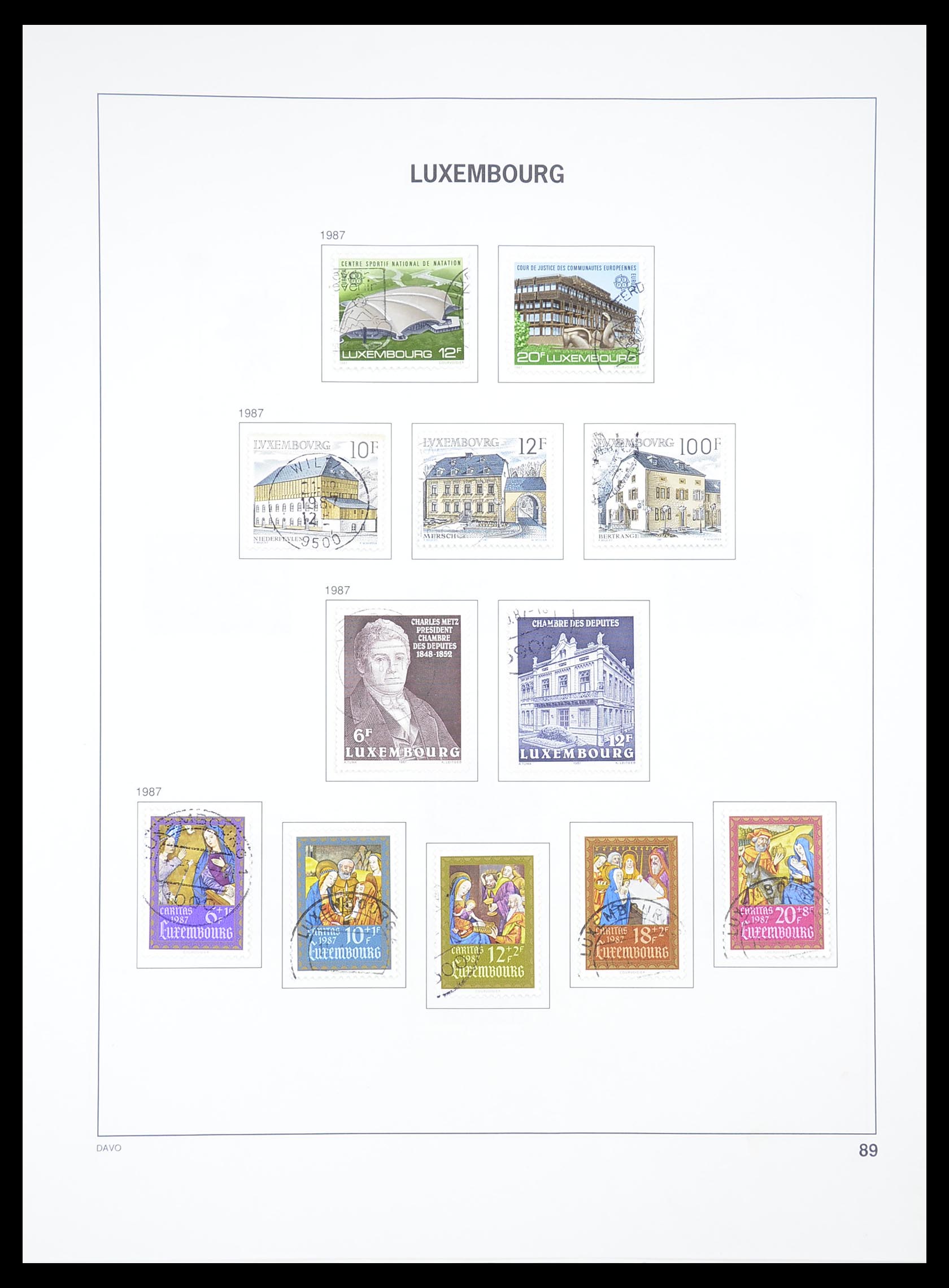 33382 093 - Stamp collection 33382 Luxembourg 1852-2013.