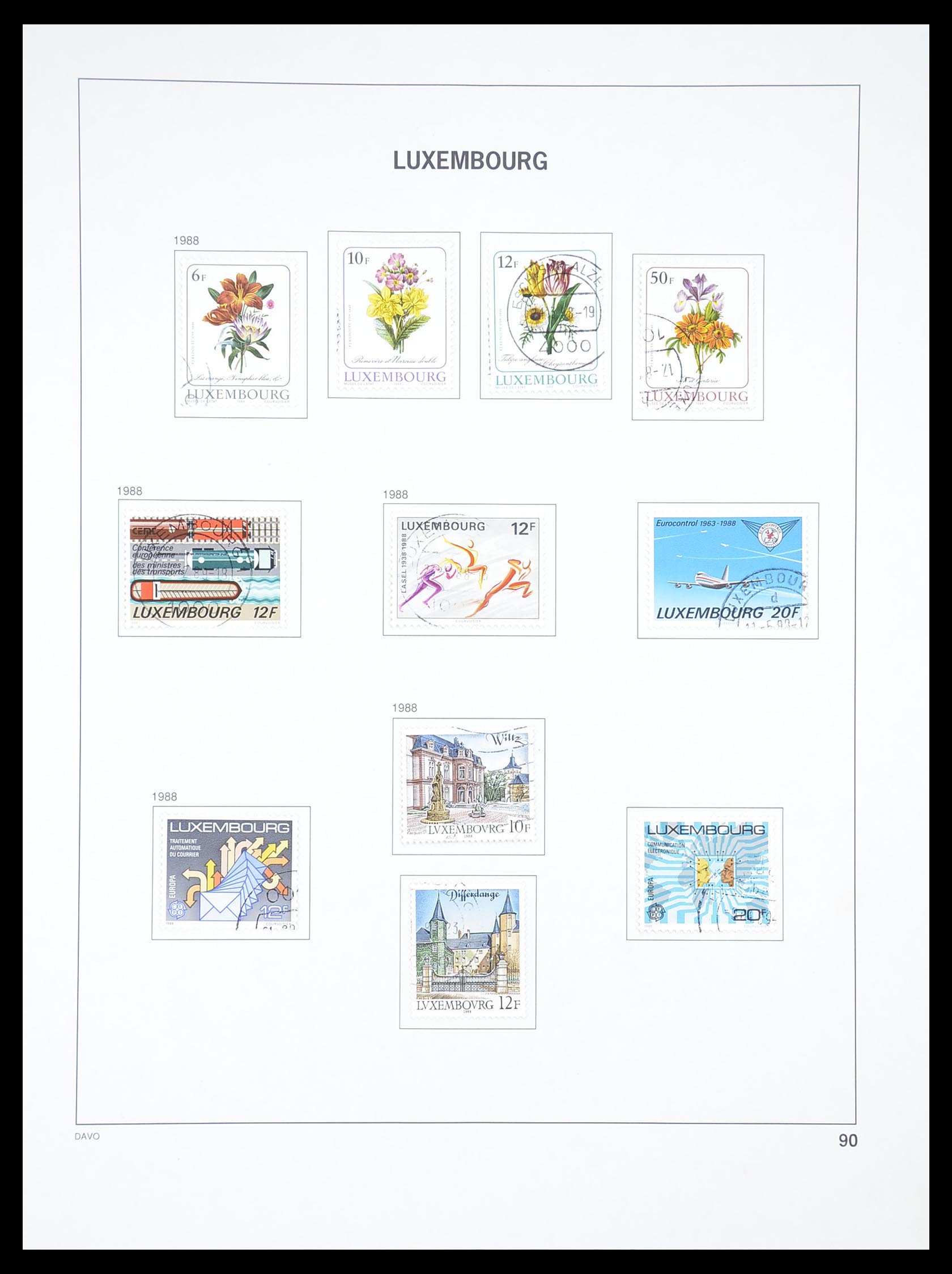 33382 094 - Stamp collection 33382 Luxembourg 1852-2013.