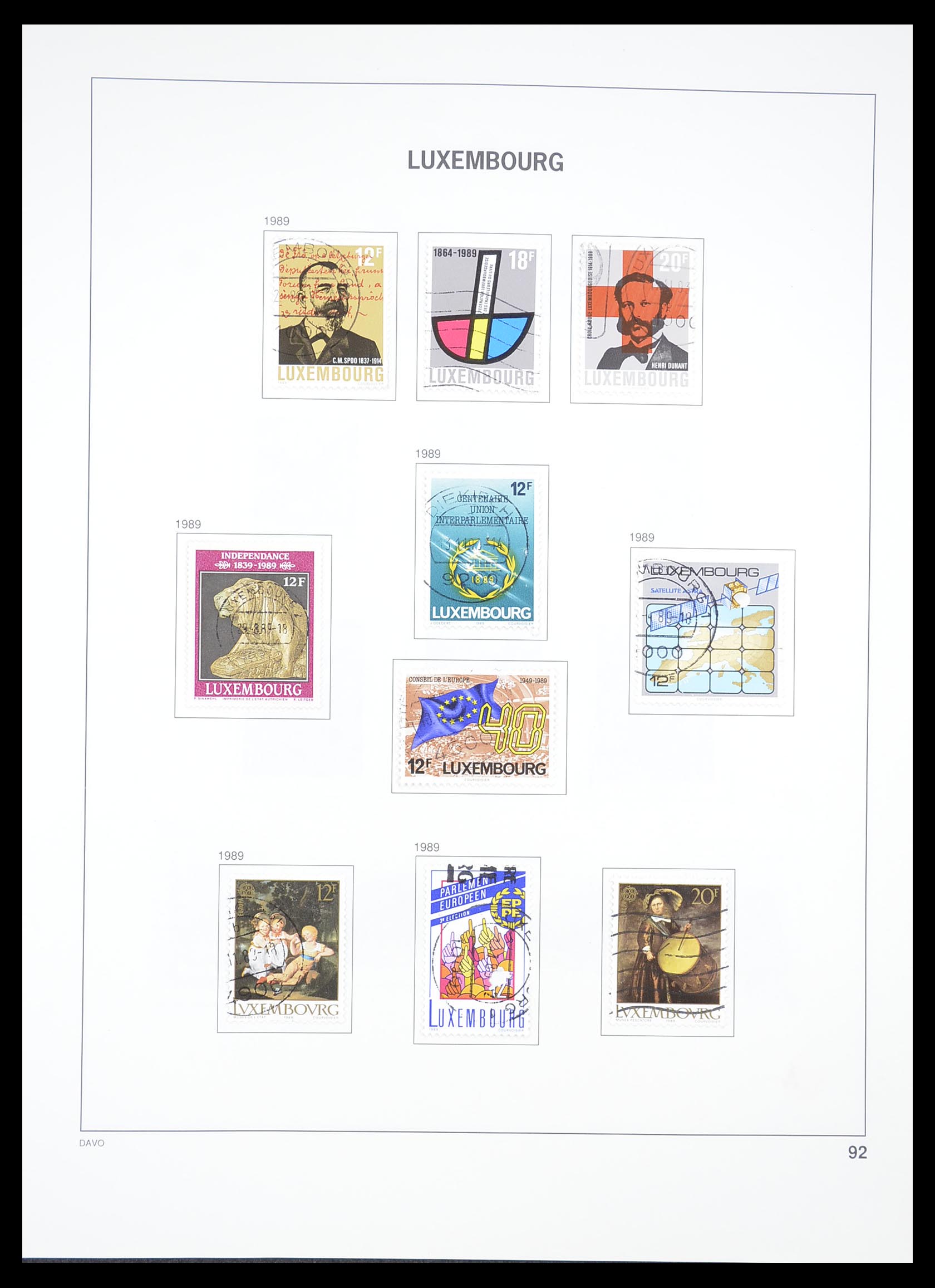 33382 096 - Postzegelverzameling 33382 Luxemburg 1852-2013.