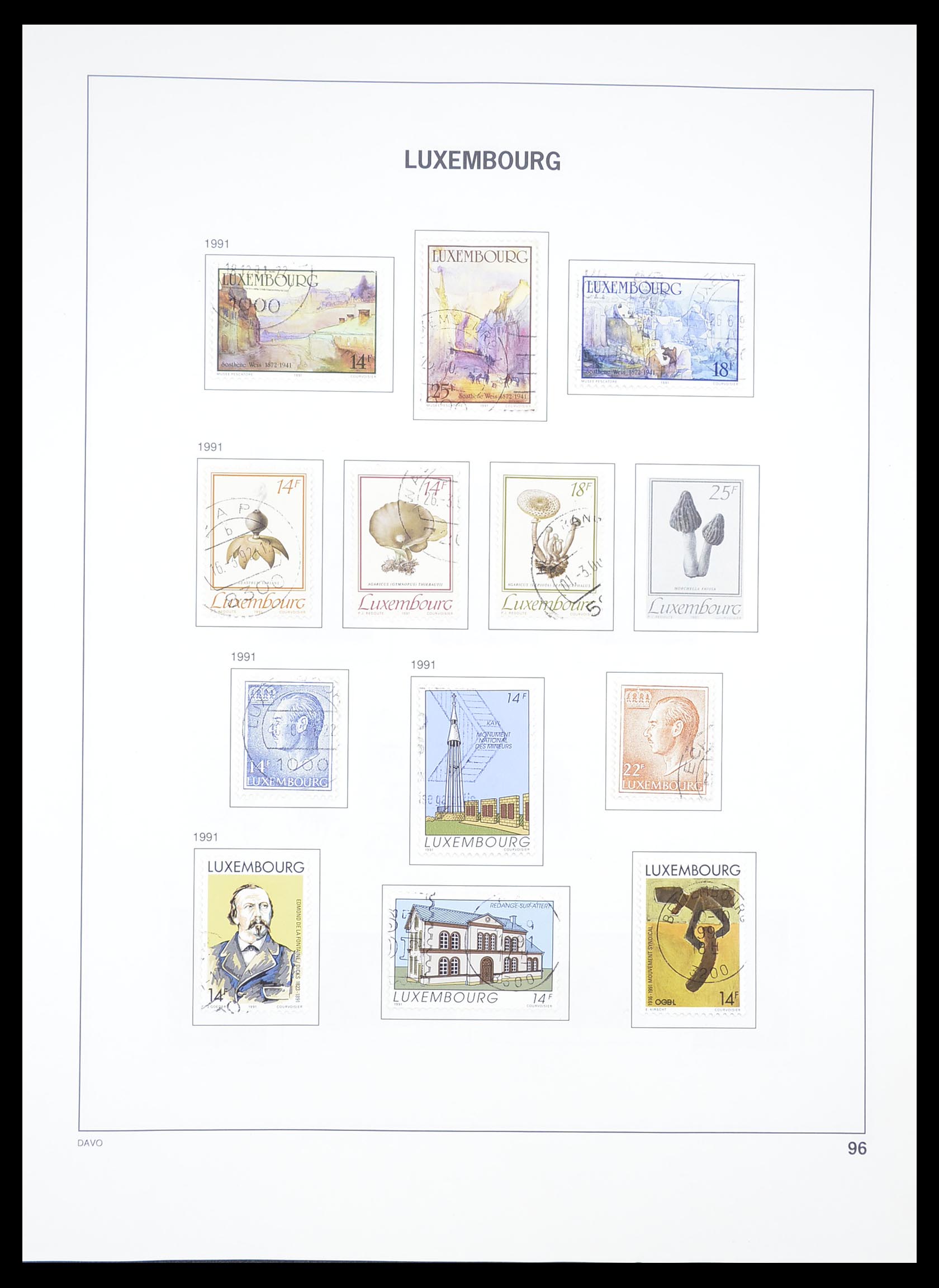 33382 100 - Postzegelverzameling 33382 Luxemburg 1852-2013.