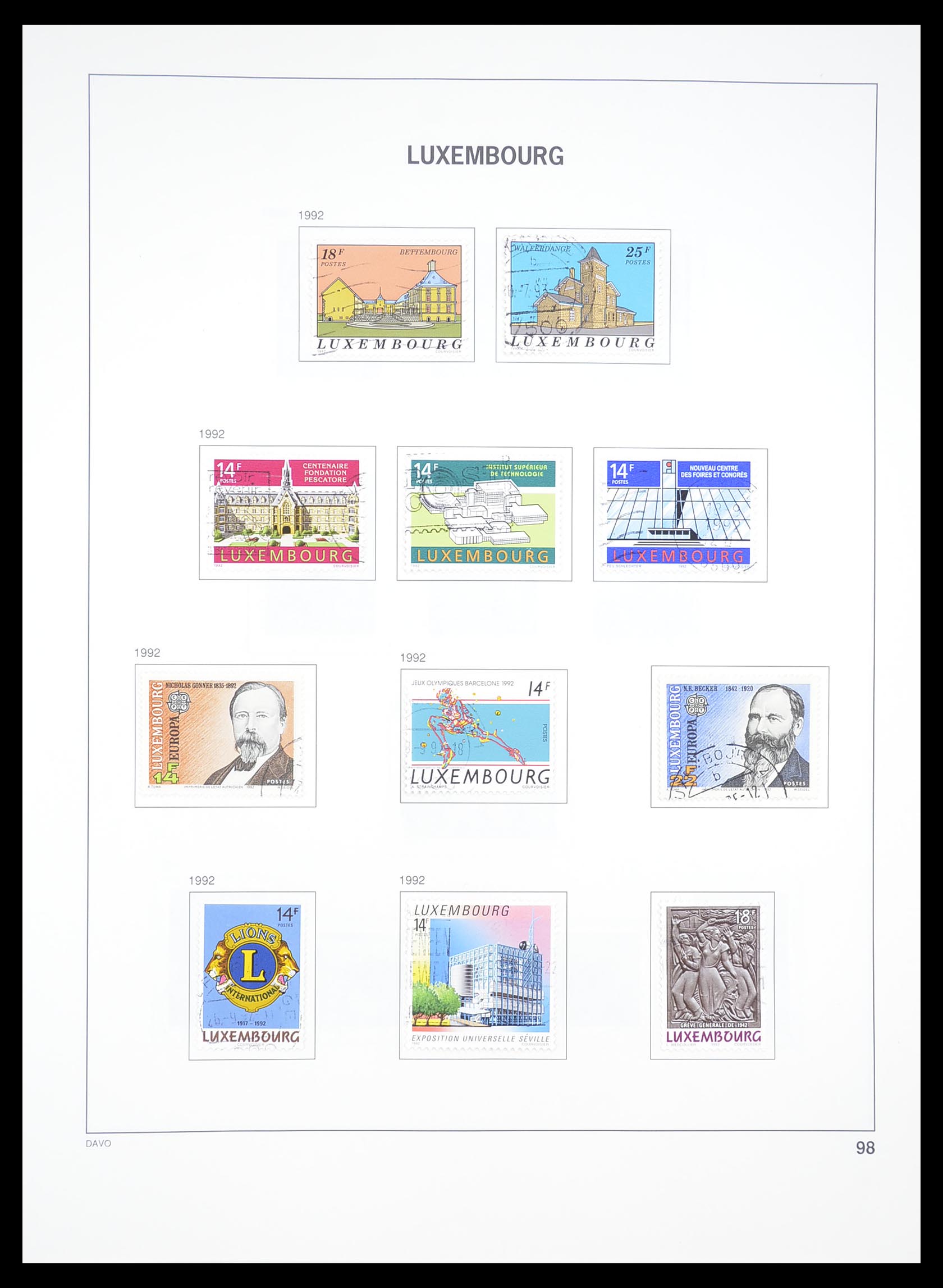 33382 103 - Postzegelverzameling 33382 Luxemburg 1852-2013.