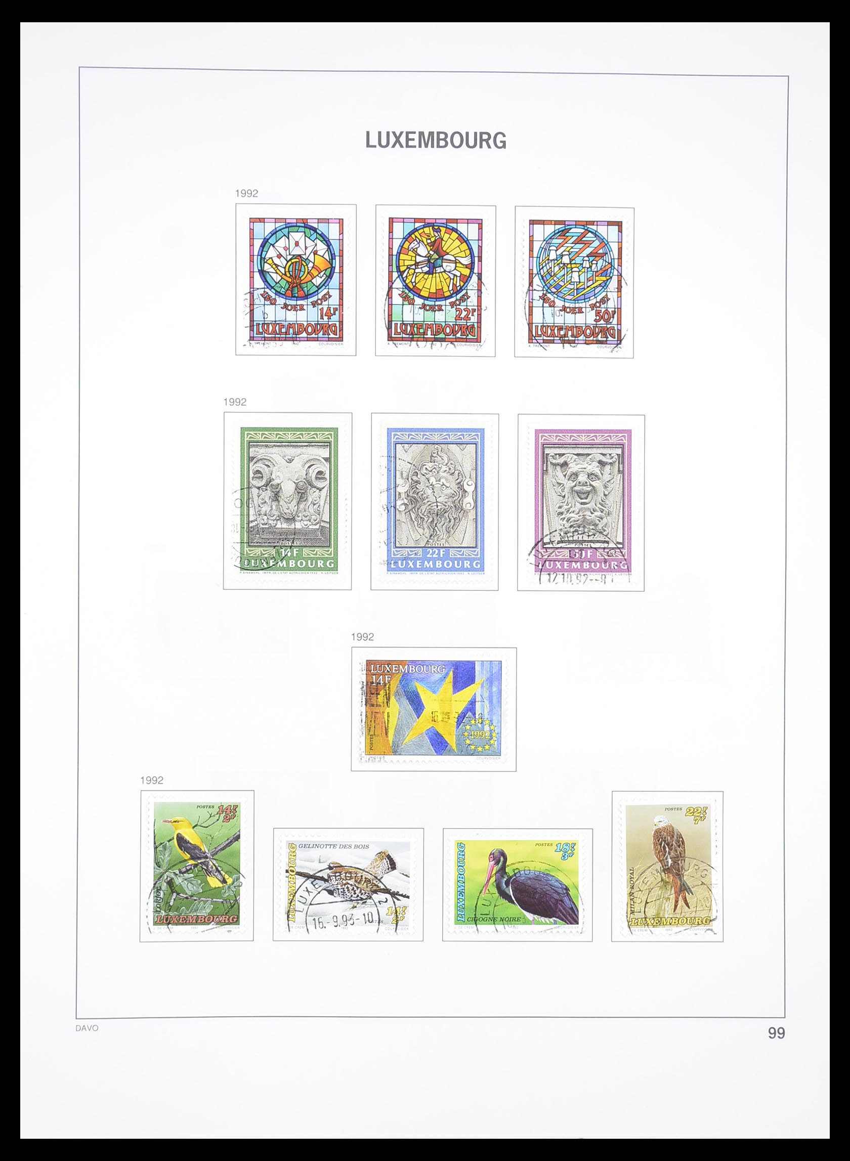 33382 104 - Postzegelverzameling 33382 Luxemburg 1852-2013.