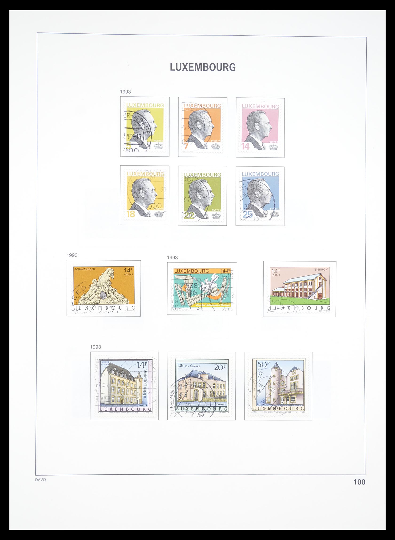 33382 105 - Postzegelverzameling 33382 Luxemburg 1852-2013.