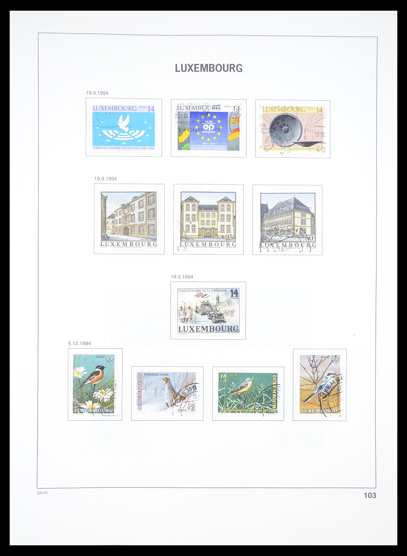 33382 108 - Postzegelverzameling 33382 Luxemburg 1852-2013.