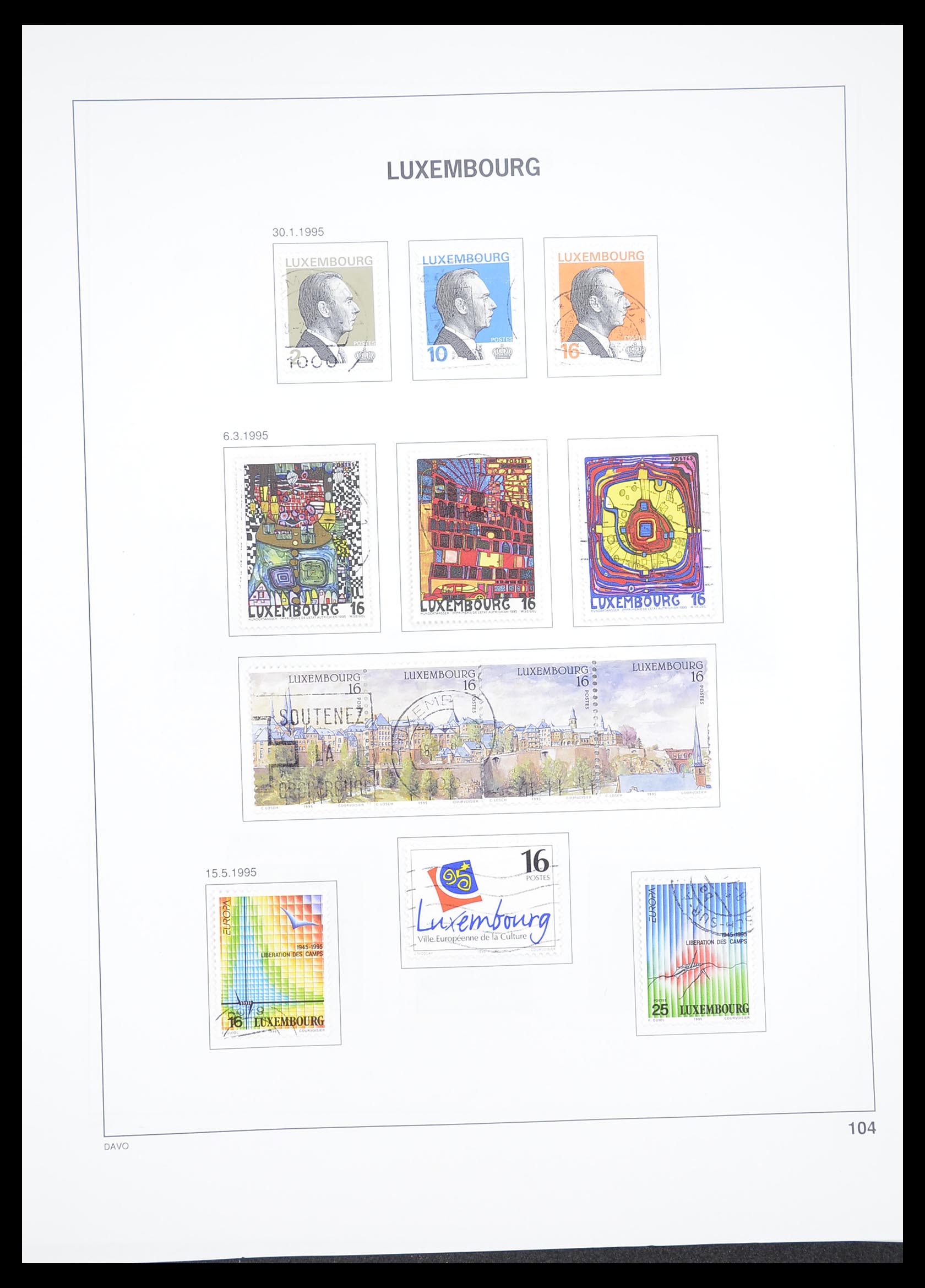 33382 109 - Postzegelverzameling 33382 Luxemburg 1852-2013.