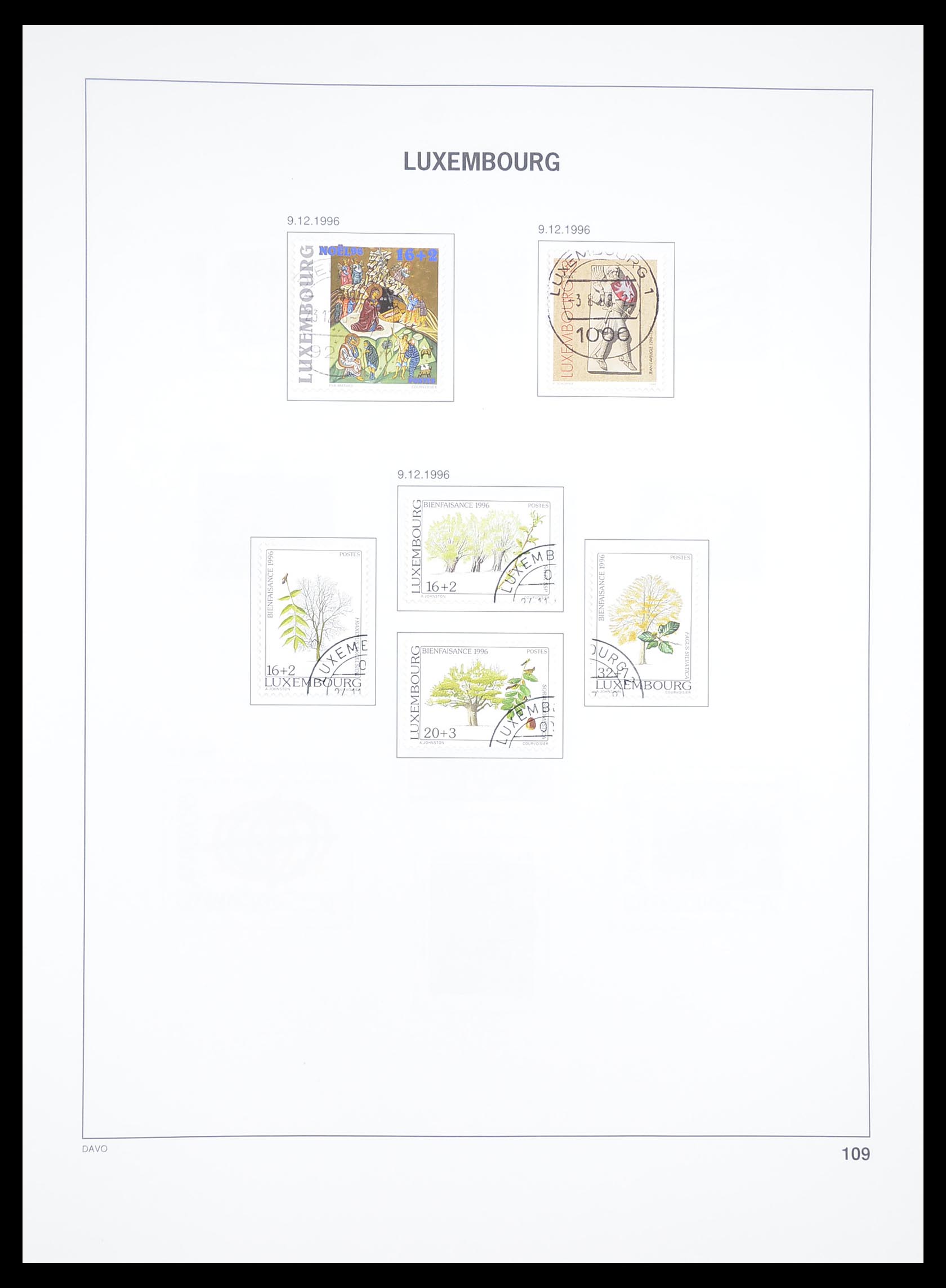 33382 114 - Postzegelverzameling 33382 Luxemburg 1852-2013.