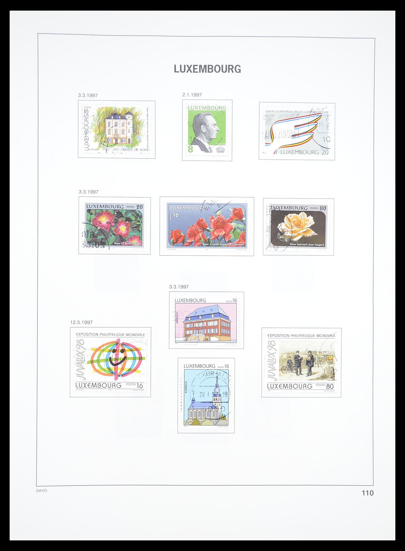 33382 115 - Postzegelverzameling 33382 Luxemburg 1852-2013.