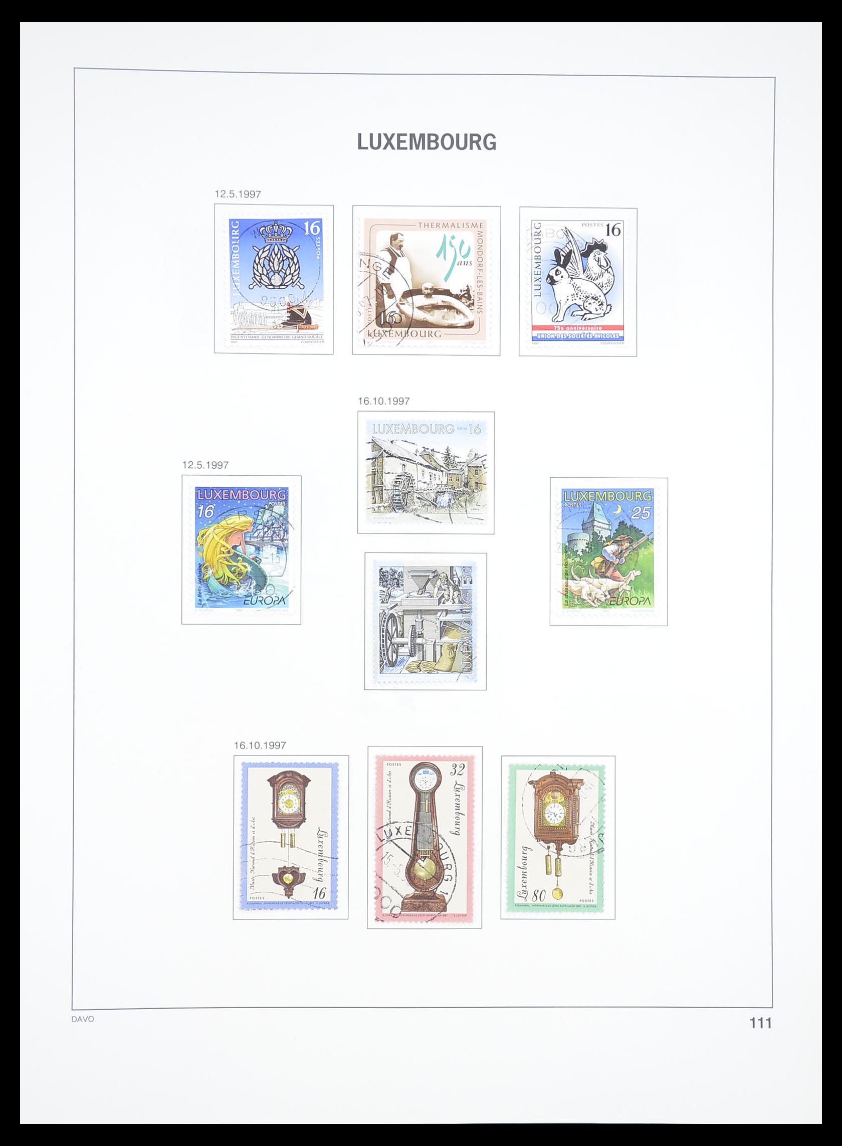 33382 116 - Postzegelverzameling 33382 Luxemburg 1852-2013.