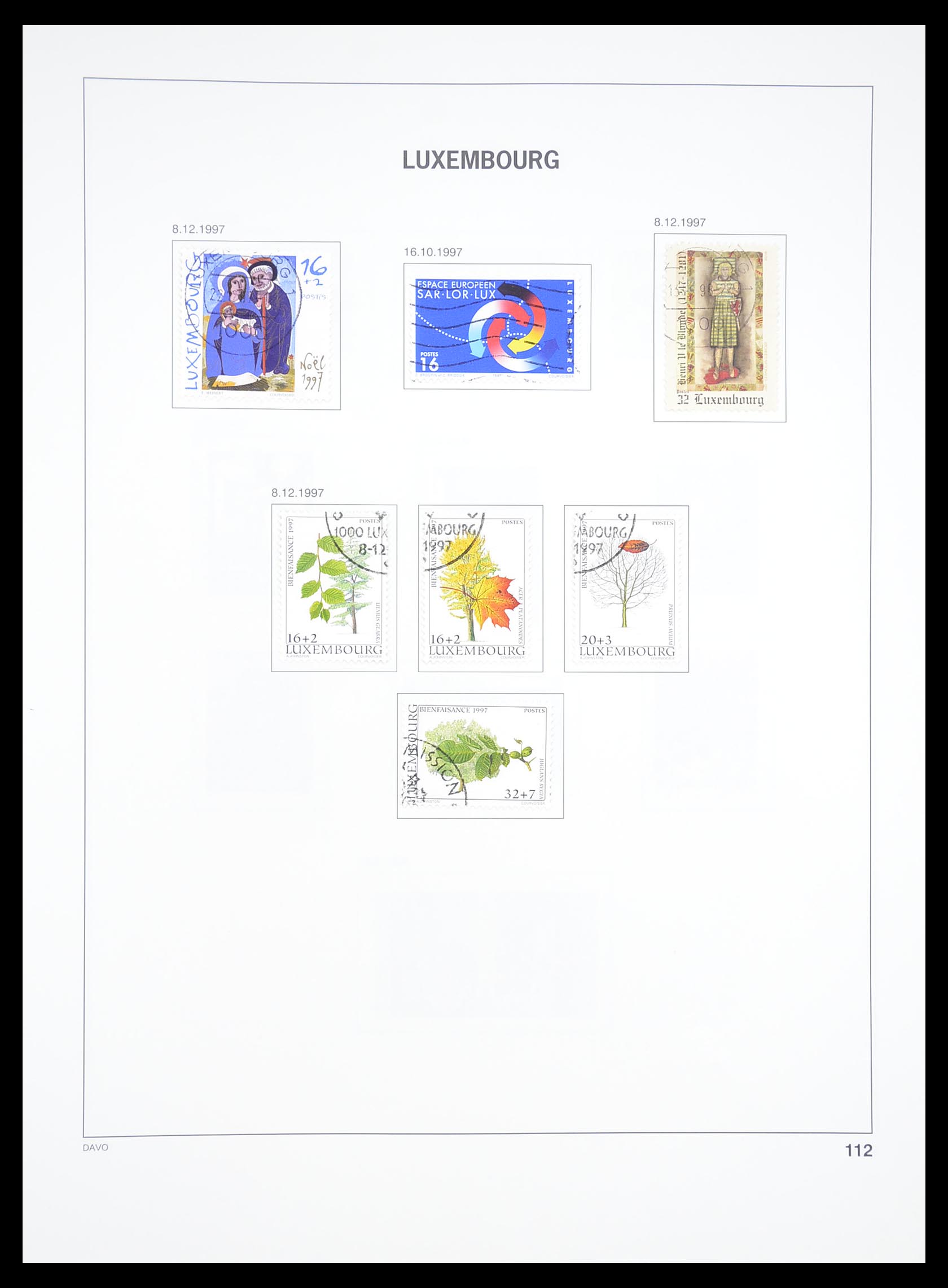 33382 117 - Postzegelverzameling 33382 Luxemburg 1852-2013.