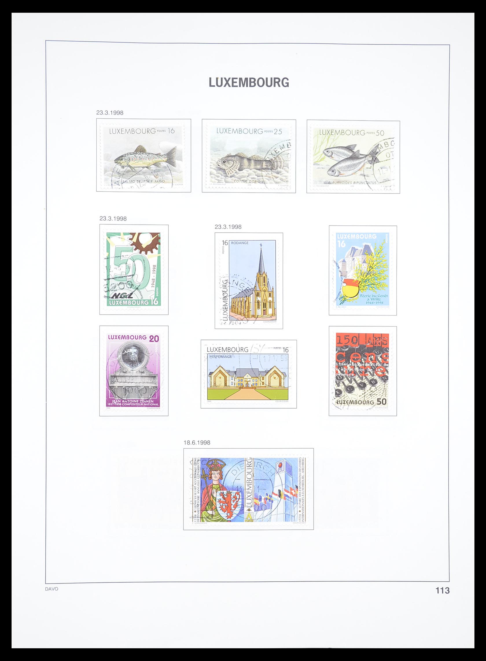 33382 118 - Postzegelverzameling 33382 Luxemburg 1852-2013.