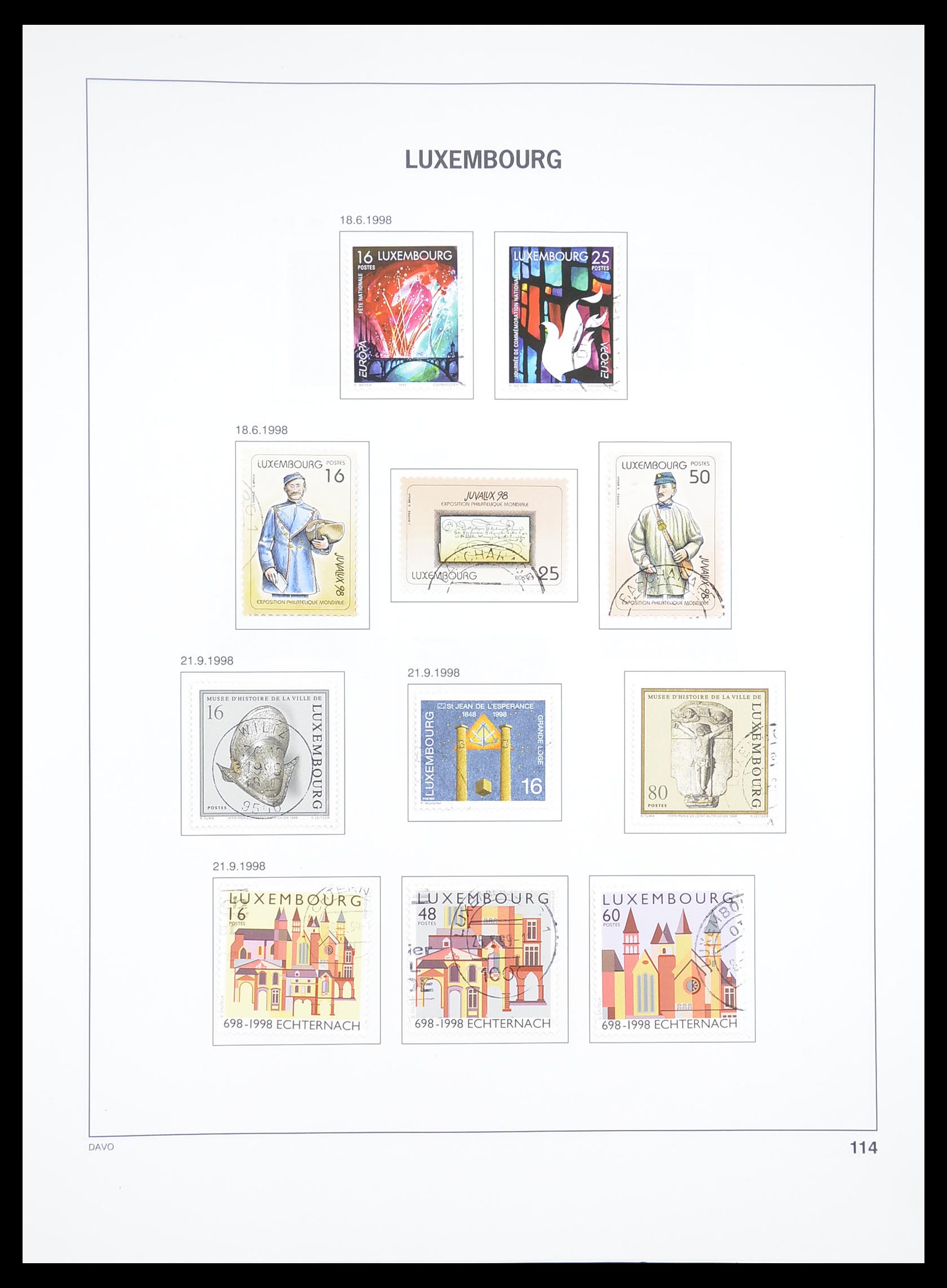 33382 119 - Postzegelverzameling 33382 Luxemburg 1852-2013.