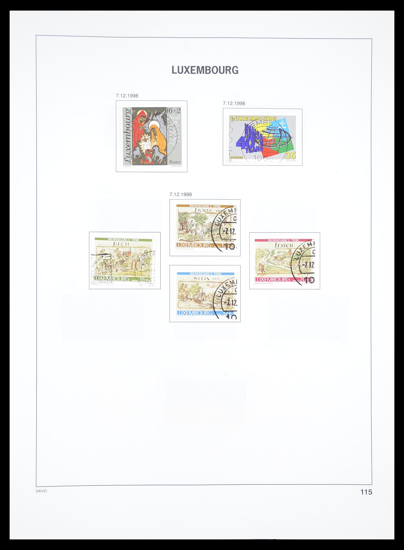 33382 120 - Postzegelverzameling 33382 Luxemburg 1852-2013.