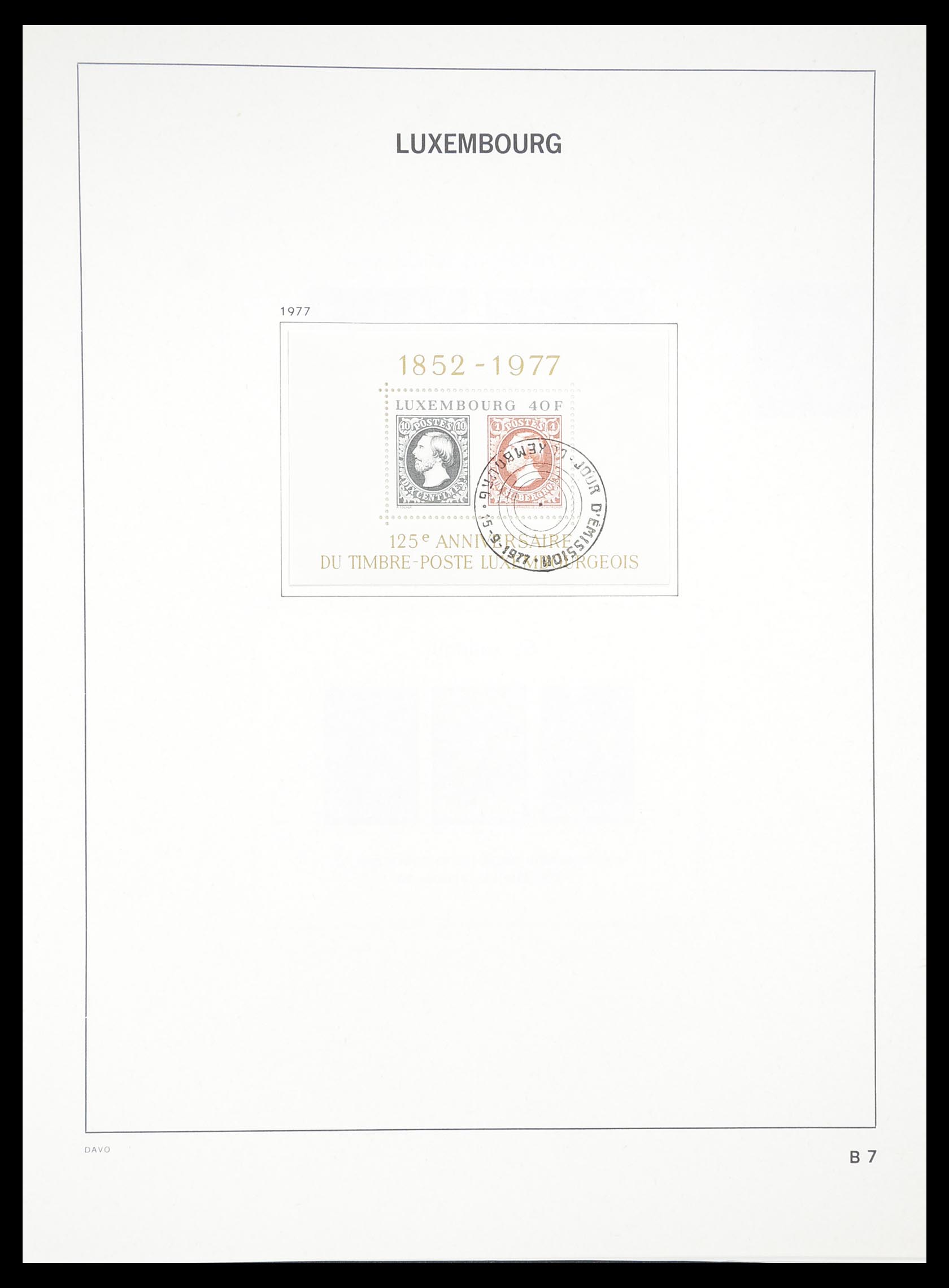 33382 186 - Postzegelverzameling 33382 Luxemburg 1852-2013.