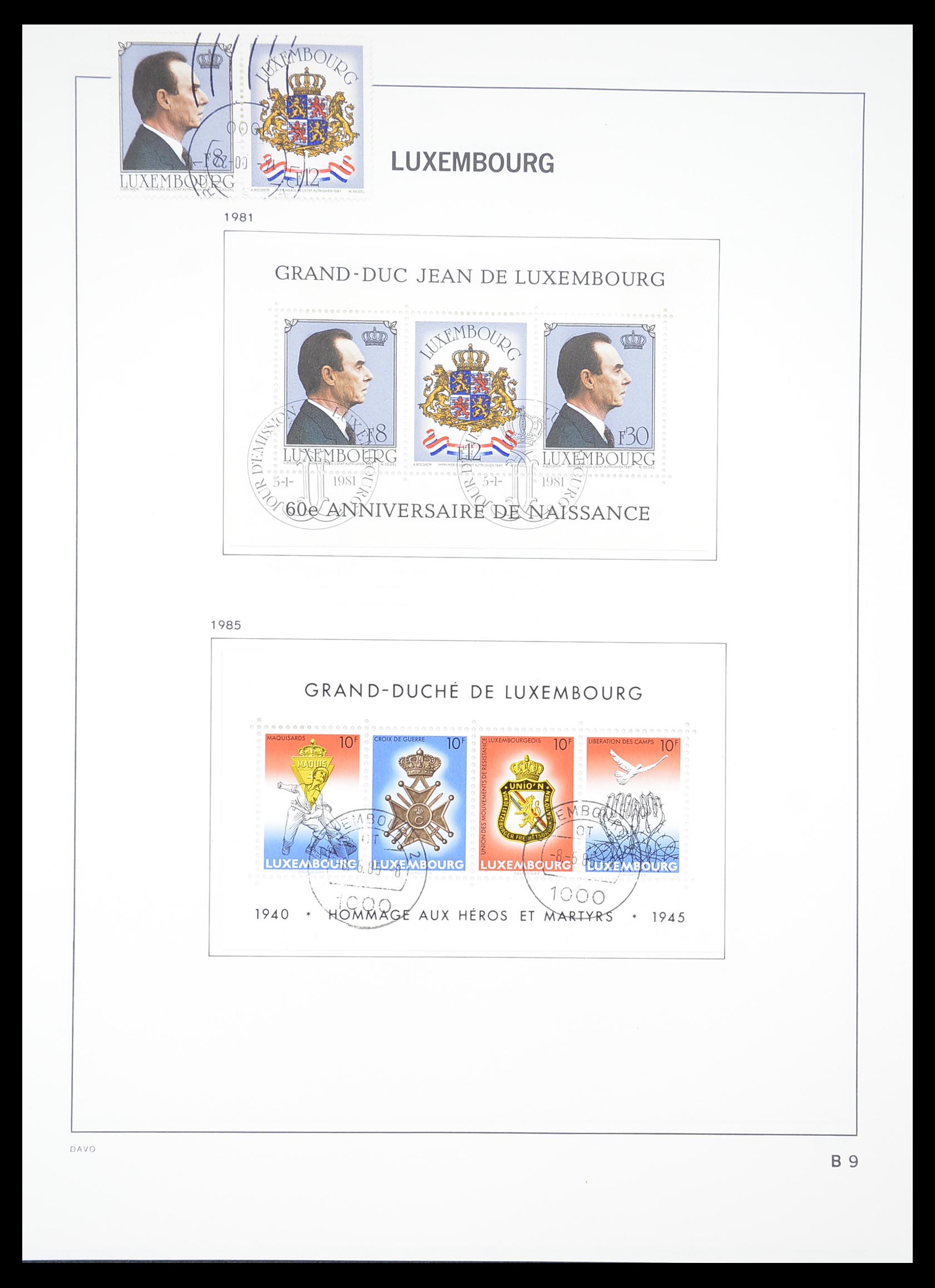 33382 188 - Stamp collection 33382 Luxembourg 1852-2013.