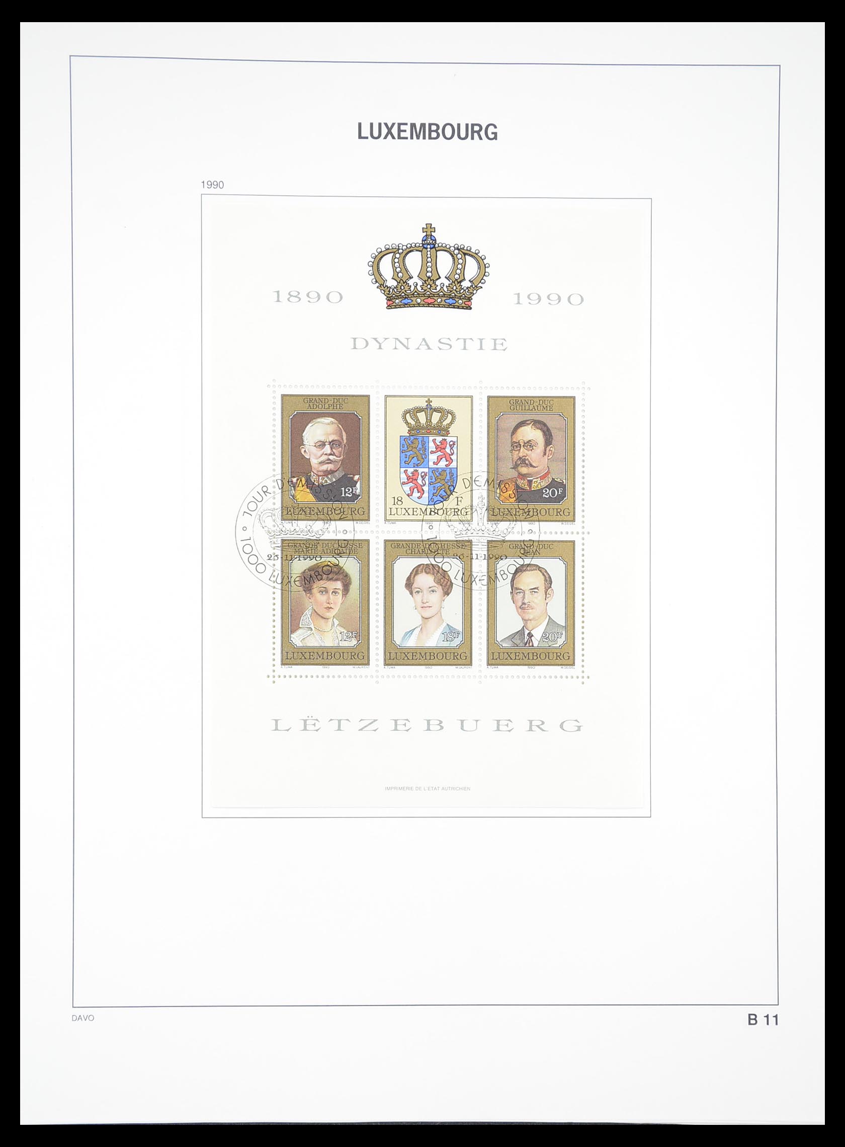 33382 190 - Postzegelverzameling 33382 Luxemburg 1852-2013.