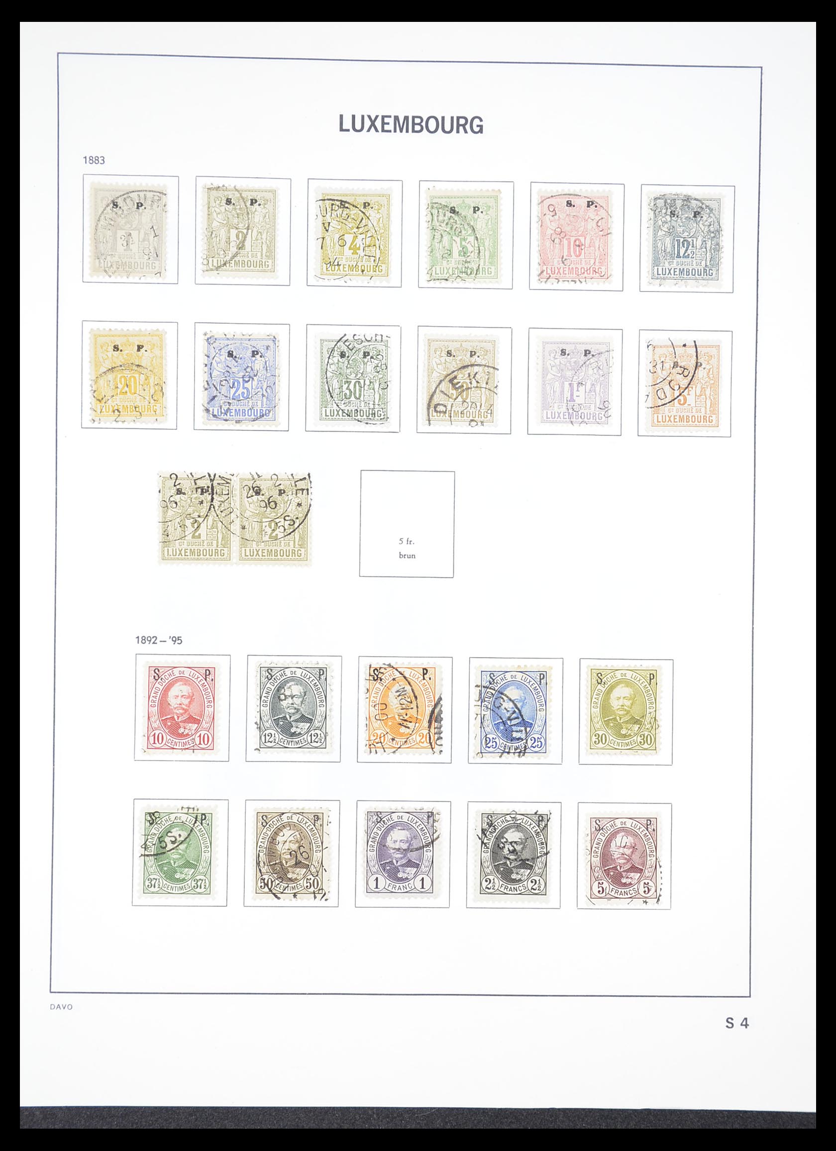 33382 194 - Postzegelverzameling 33382 Luxemburg 1852-2013.