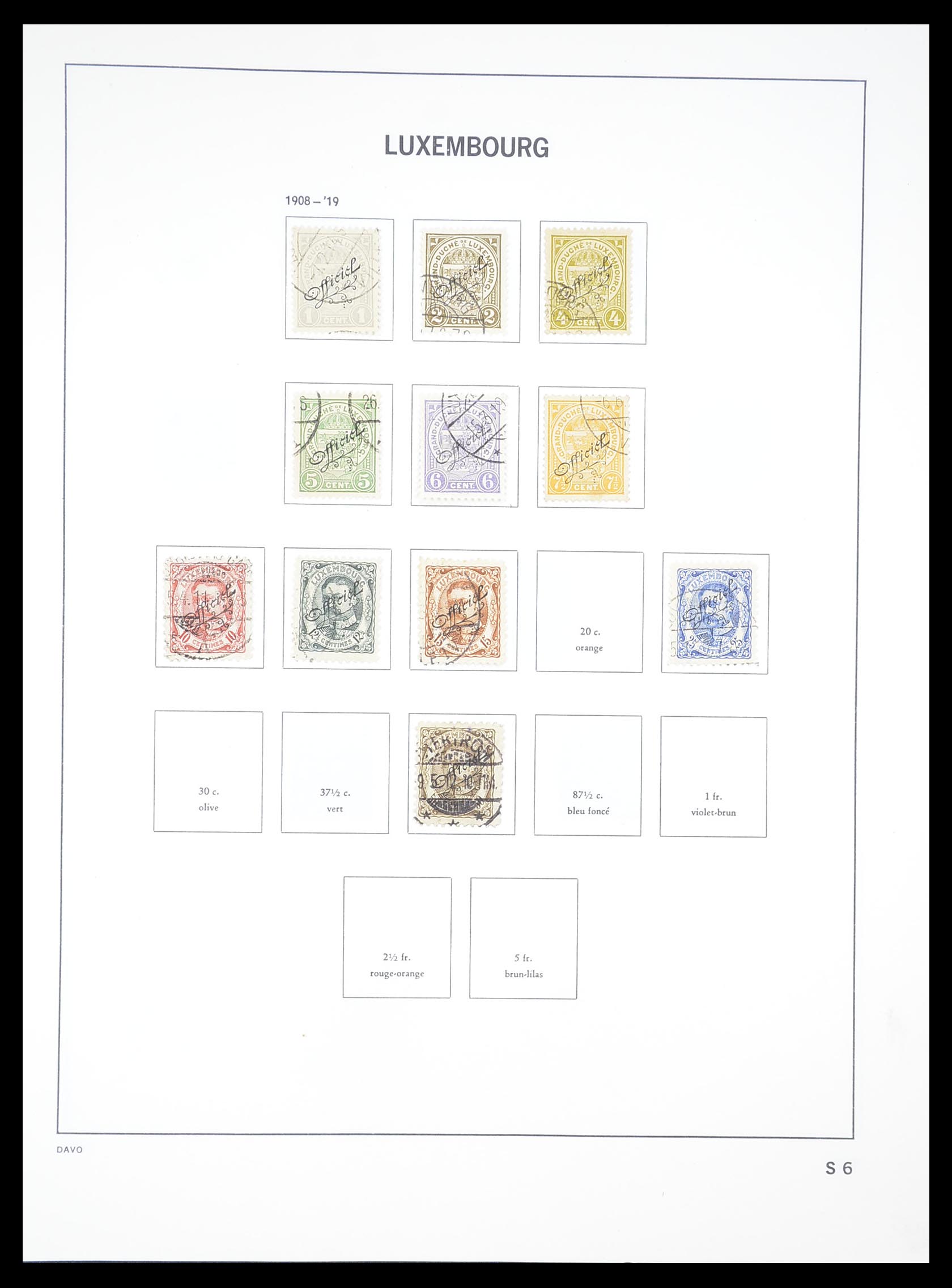 33382 196 - Postzegelverzameling 33382 Luxemburg 1852-2013.