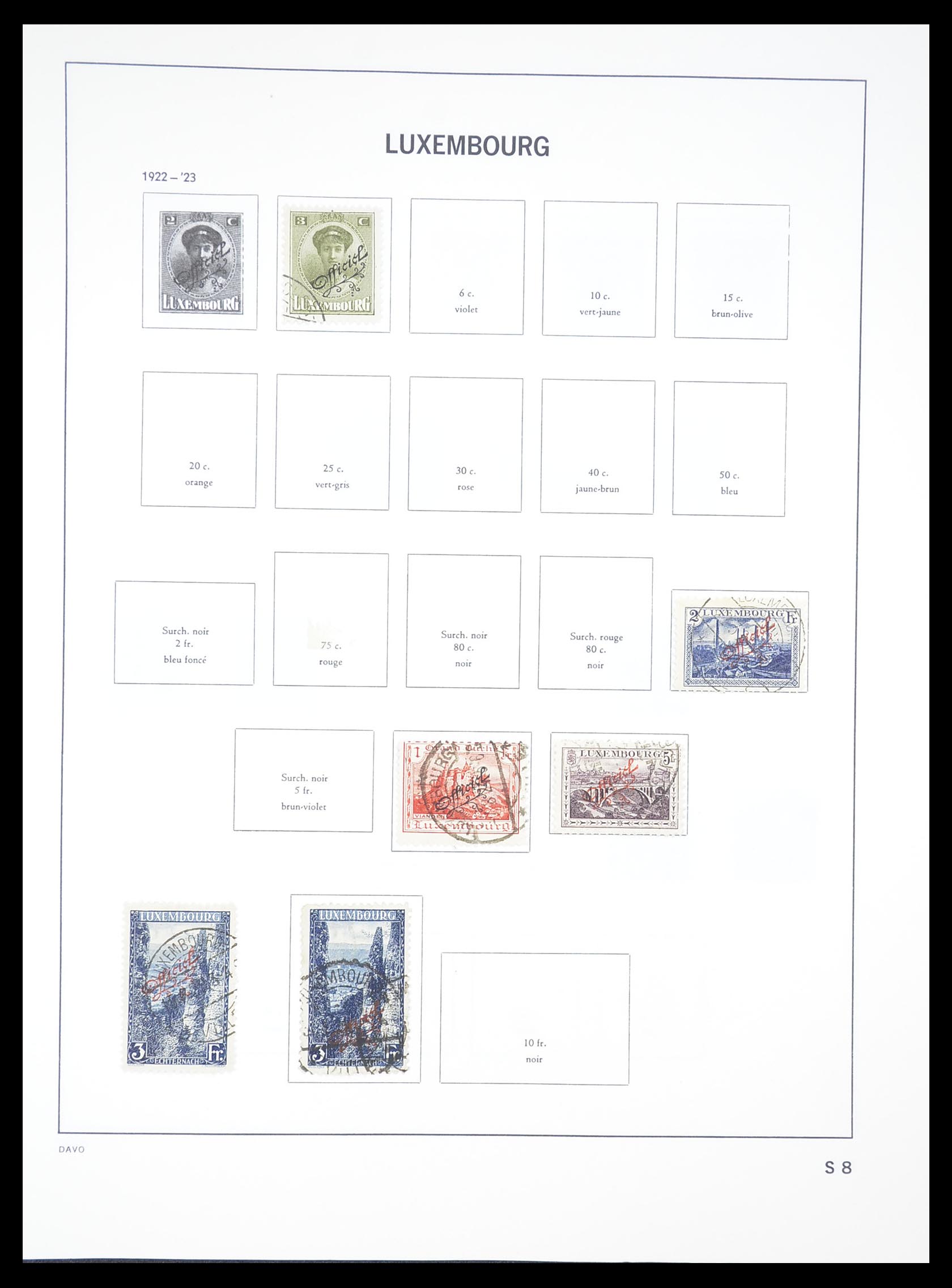33382 198 - Postzegelverzameling 33382 Luxemburg 1852-2013.