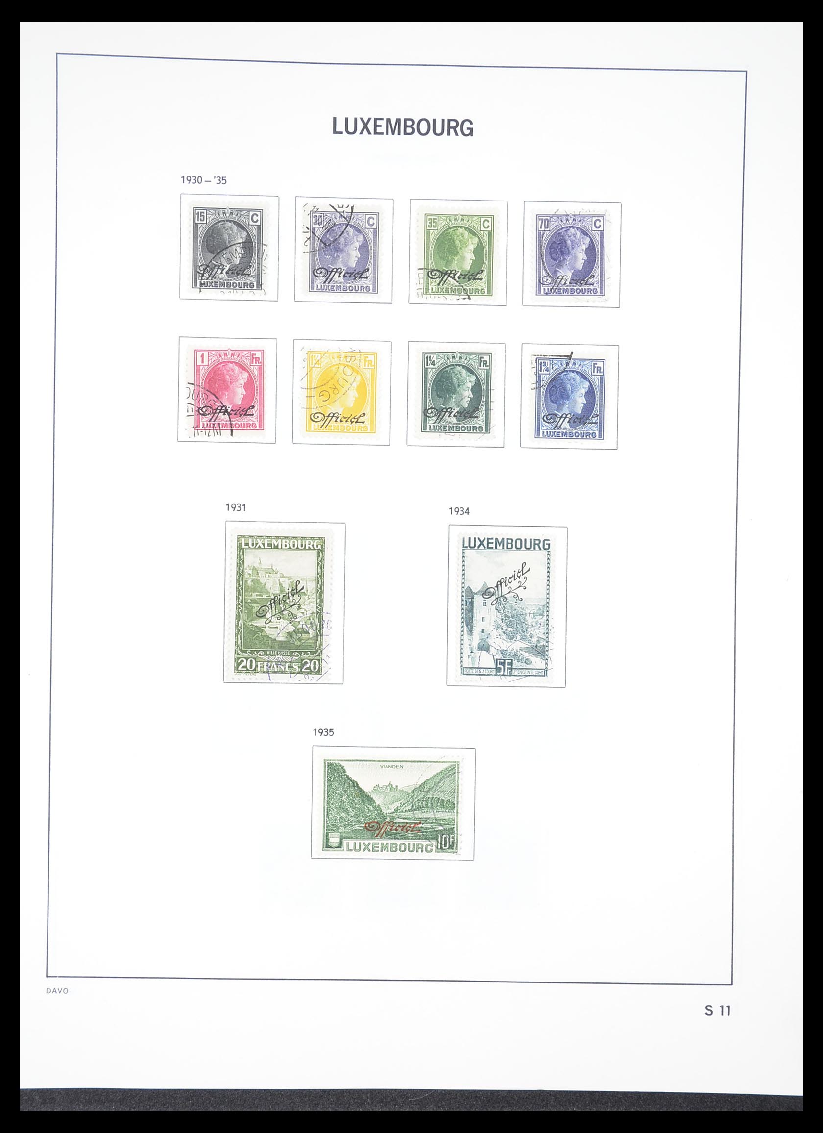 33382 201 - Stamp collection 33382 Luxembourg 1852-2013.