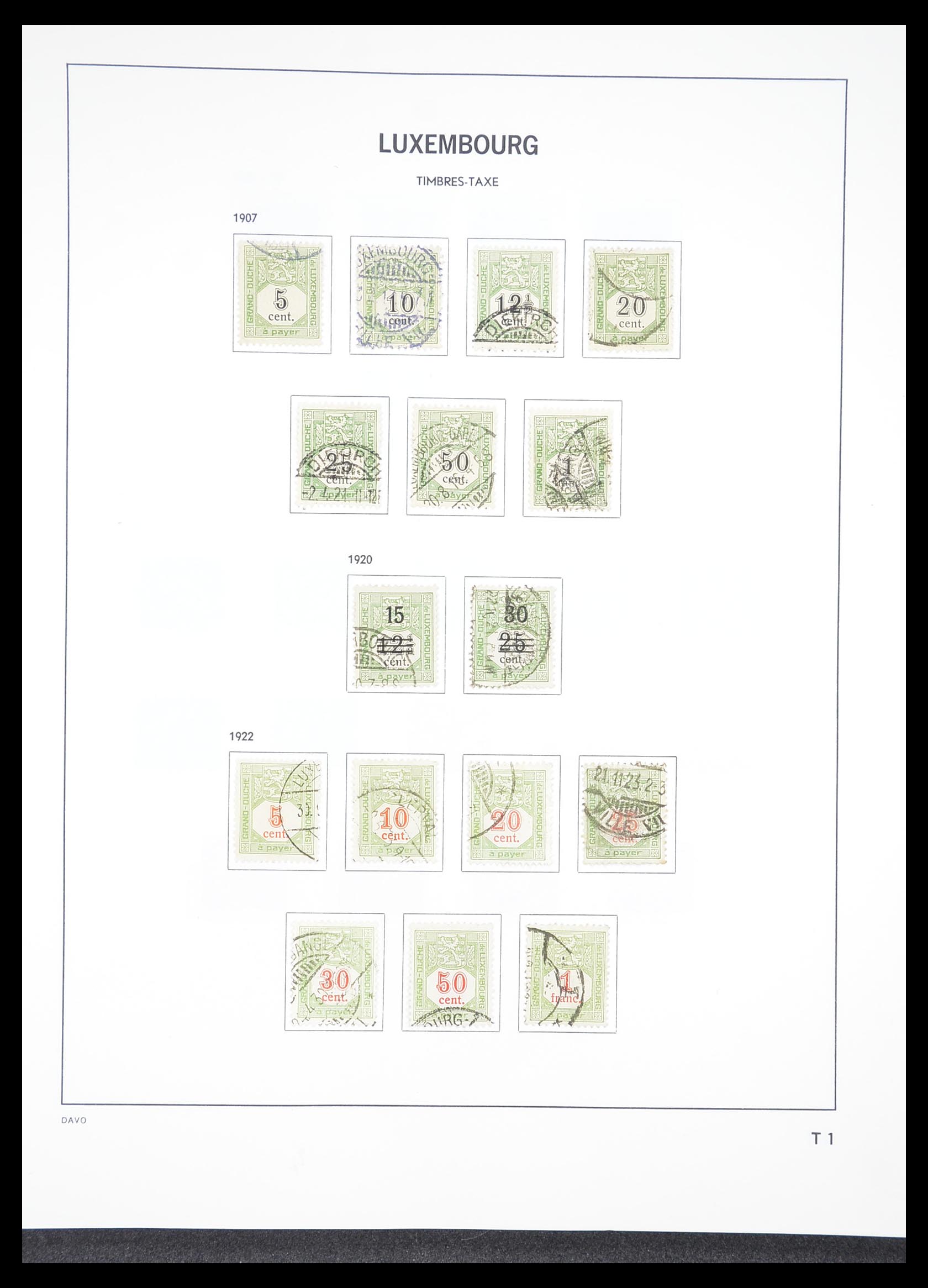 33382 202 - Postzegelverzameling 33382 Luxemburg 1852-2013.