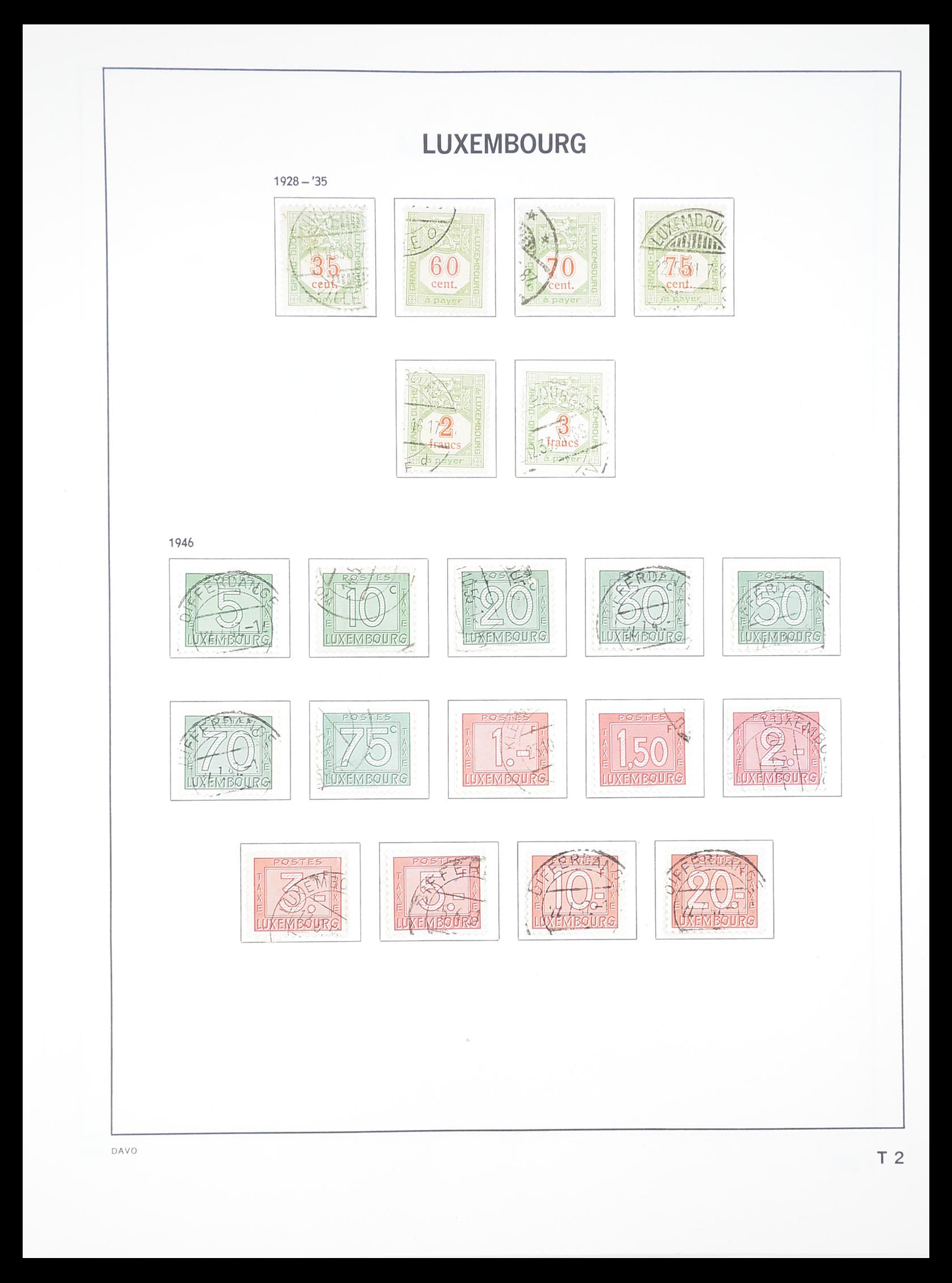 33382 204 - Stamp collection 33382 Luxembourg 1852-2013.