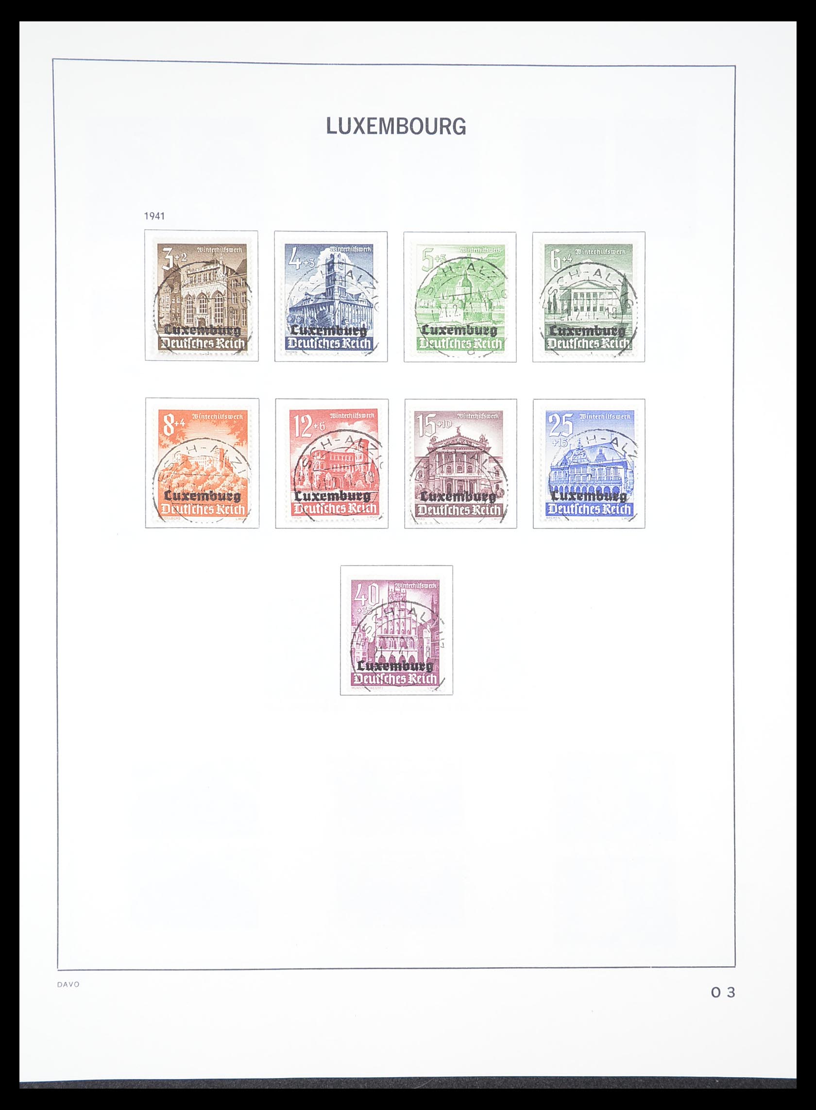 33382 207 - Stamp collection 33382 Luxembourg 1852-2013.
