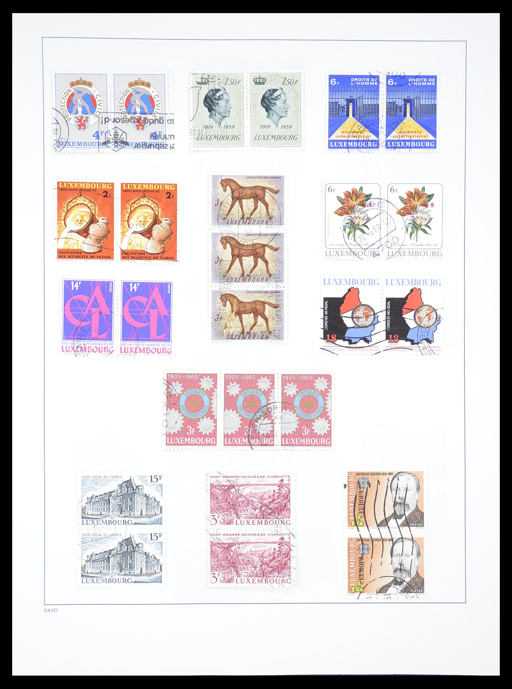 33382 208 - Postzegelverzameling 33382 Luxemburg 1852-2013.