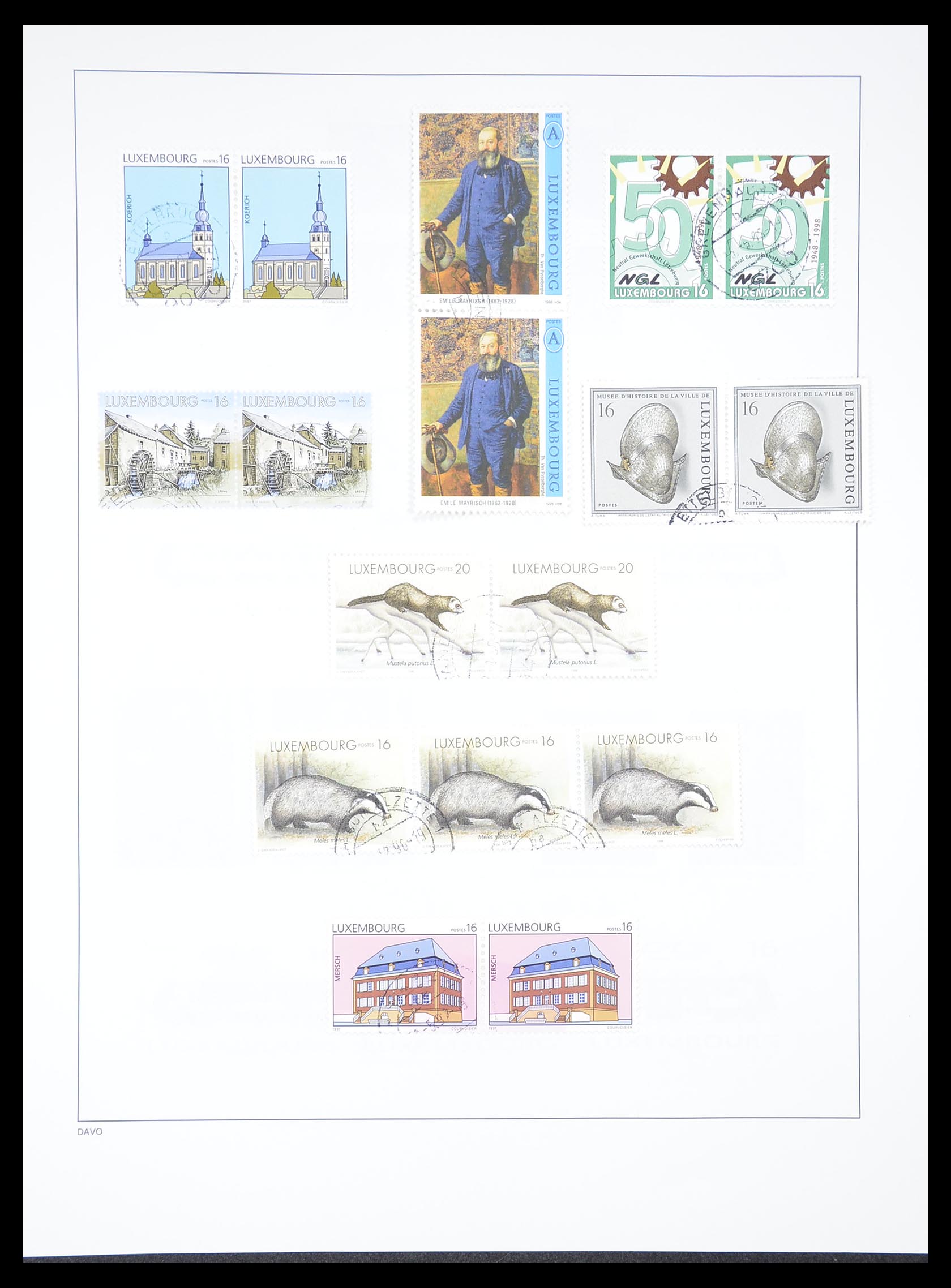 33382 211 - Postzegelverzameling 33382 Luxemburg 1852-2013.