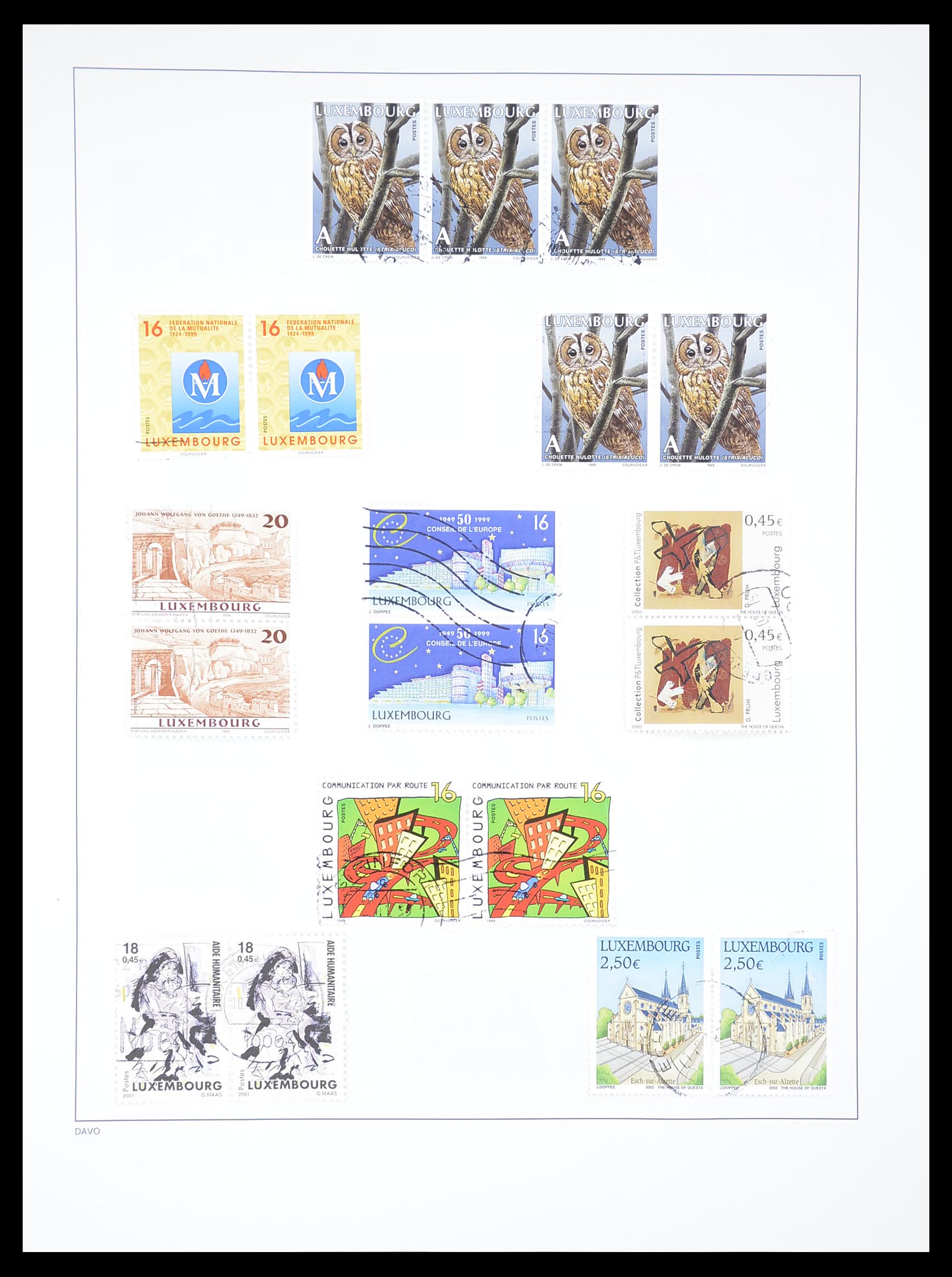 33382 213 - Stamp collection 33382 Luxembourg 1852-2013.