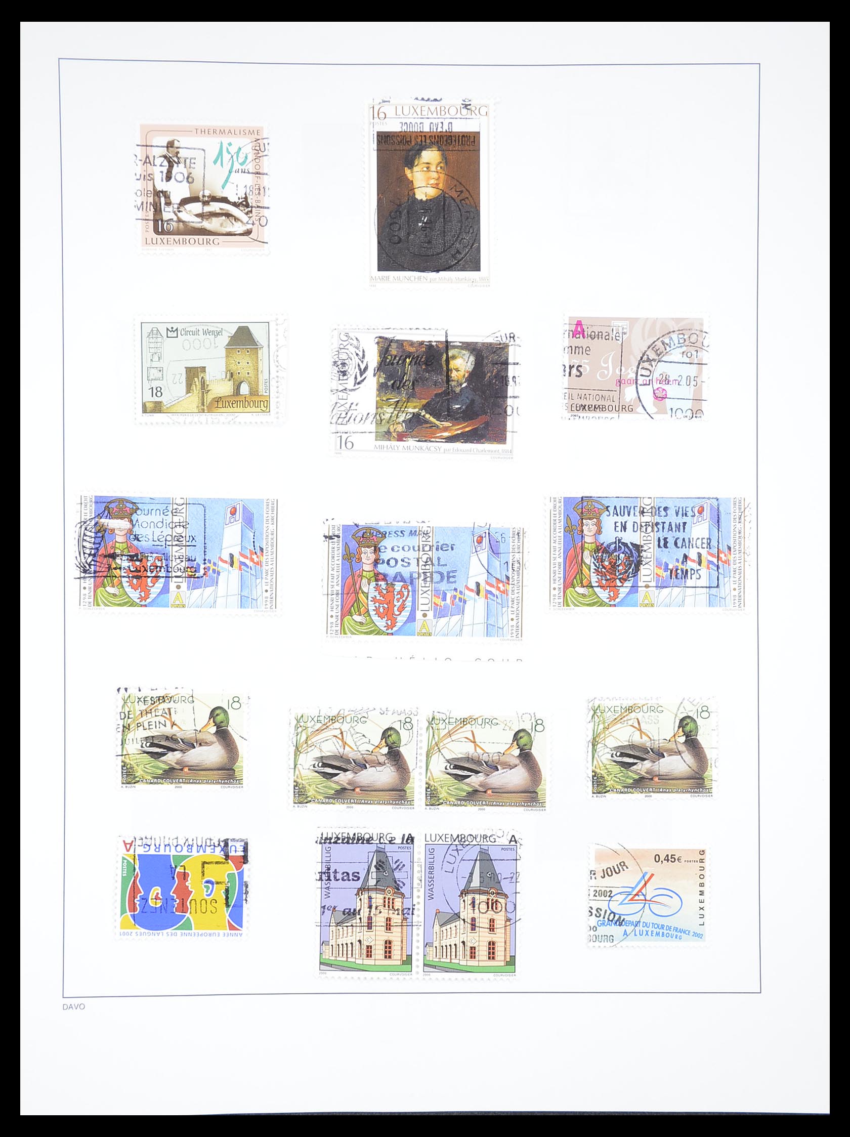 33382 220 - Stamp collection 33382 Luxembourg 1852-2013.