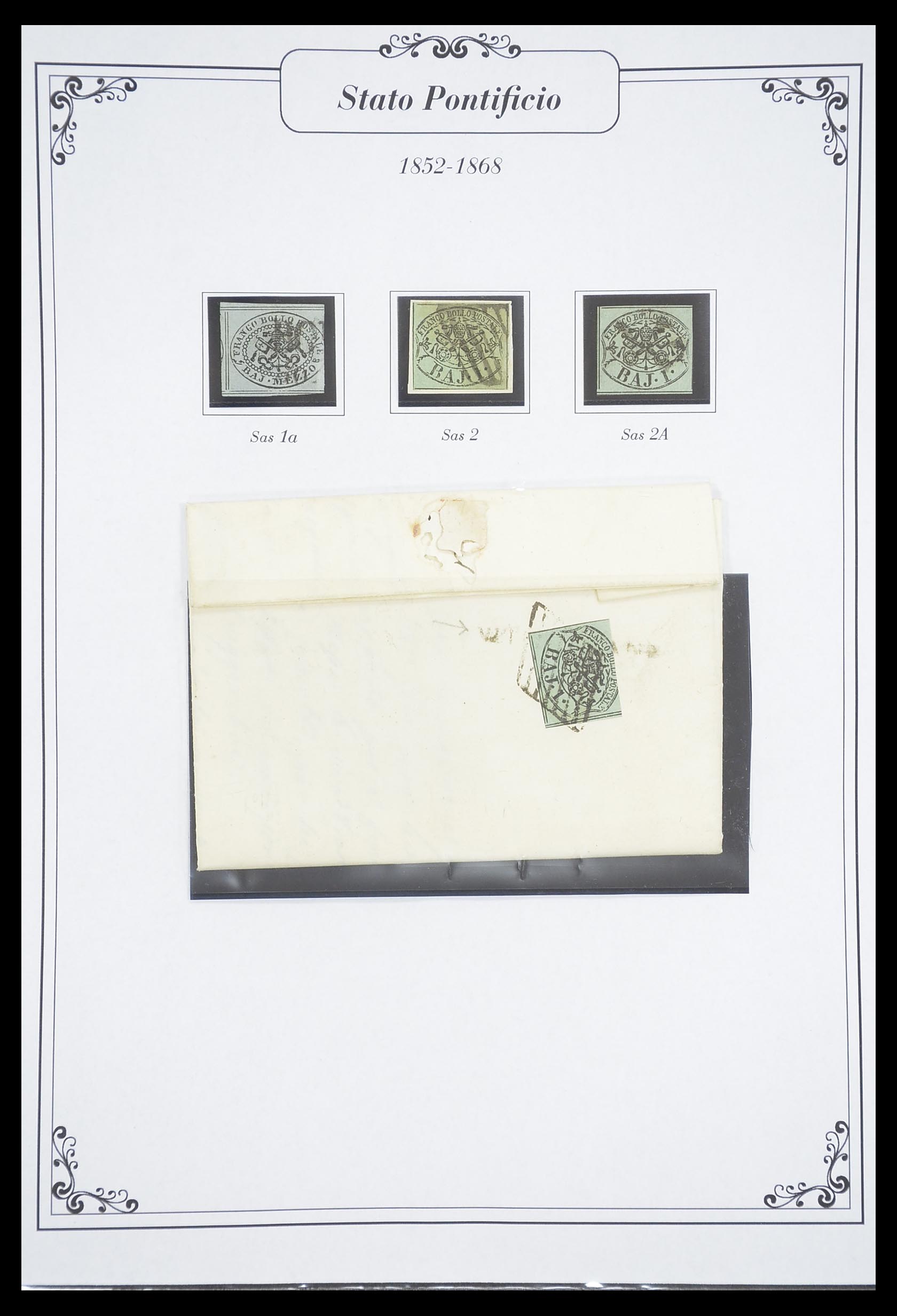 33383 002 - Postzegelverzameling 33383 Italiaanse Staten 1851-1868.