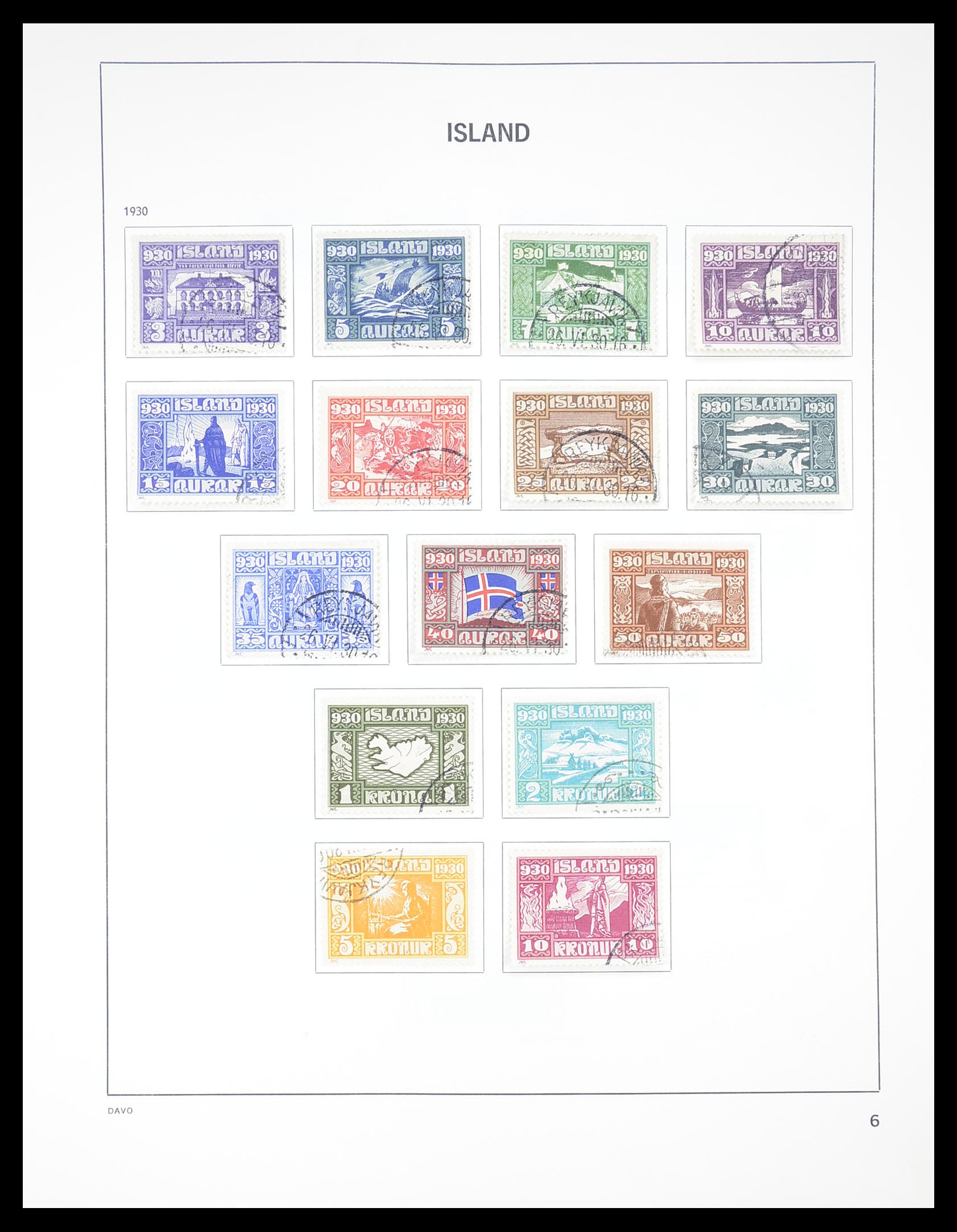 33387 006 - Postzegelverzameling 33387 IJsland 1876-2008.