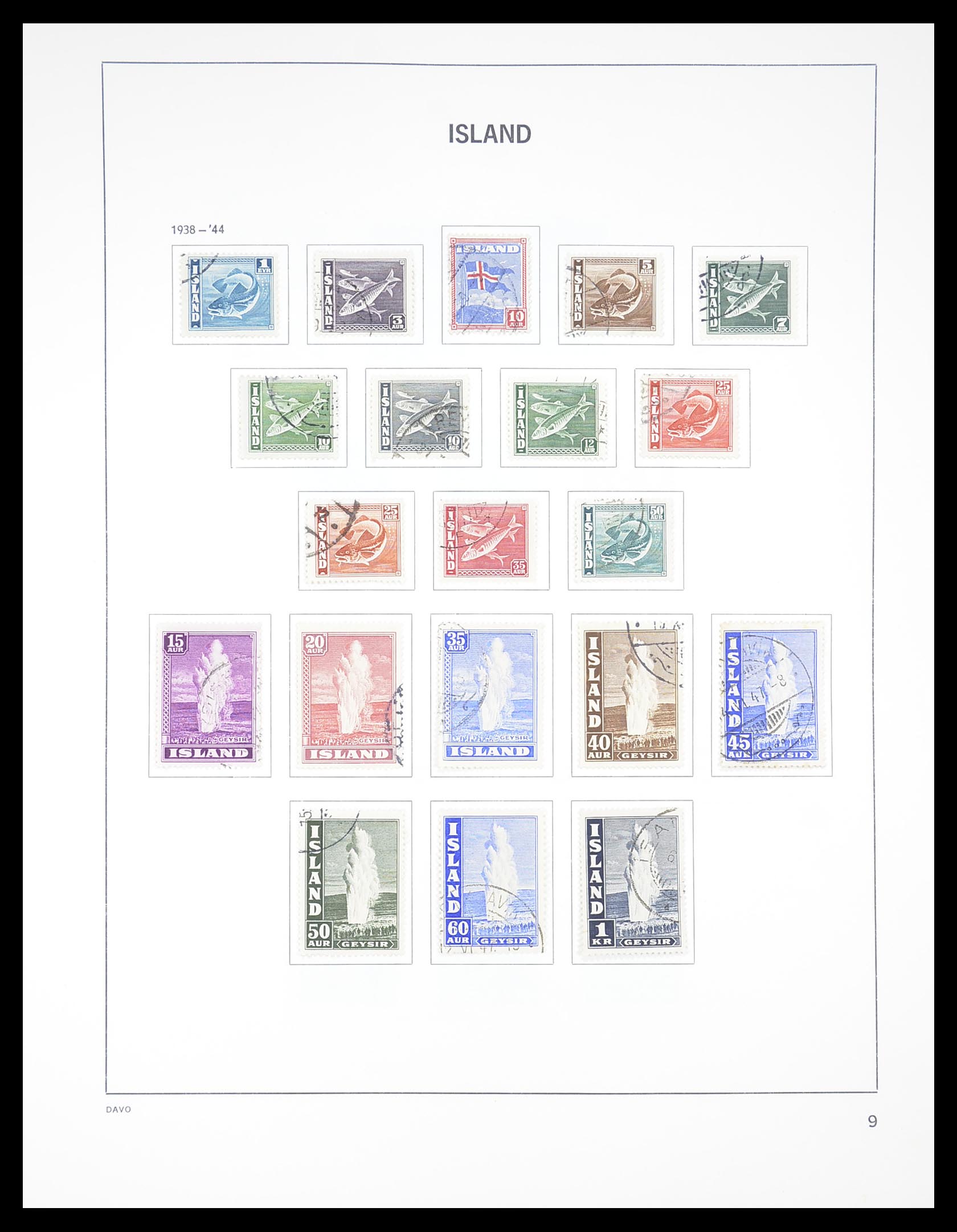 33387 009 - Postzegelverzameling 33387 IJsland 1876-2008.