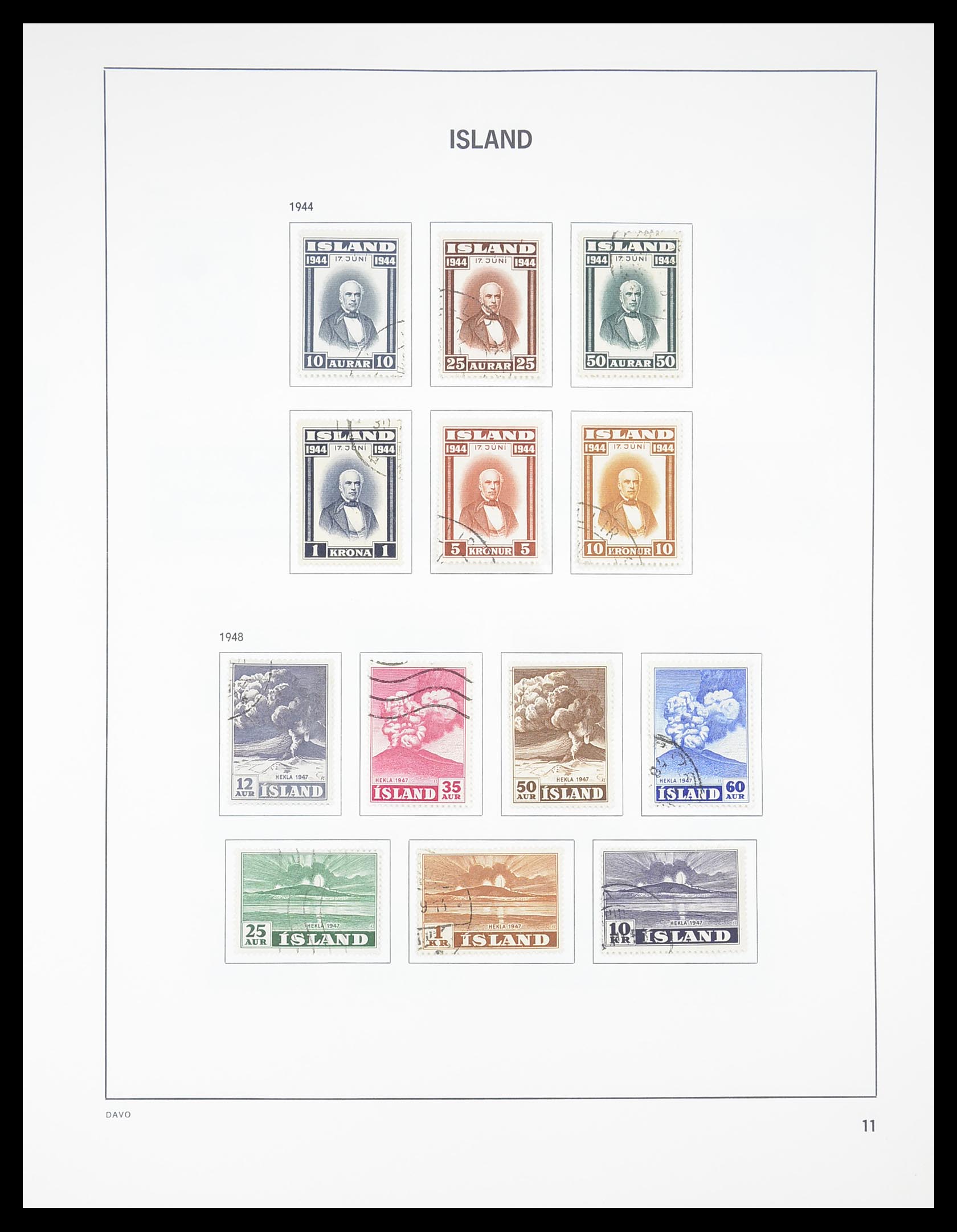 33387 011 - Stamp collection 33387 Iceland 1876-2008.