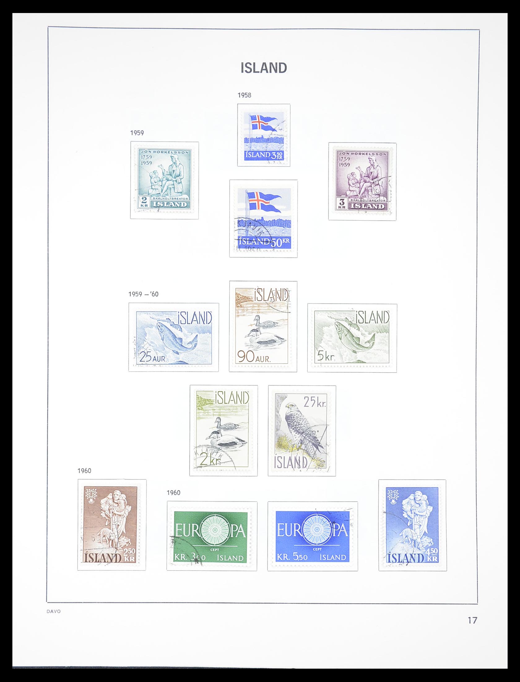 33387 017 - Postzegelverzameling 33387 IJsland 1876-2008.