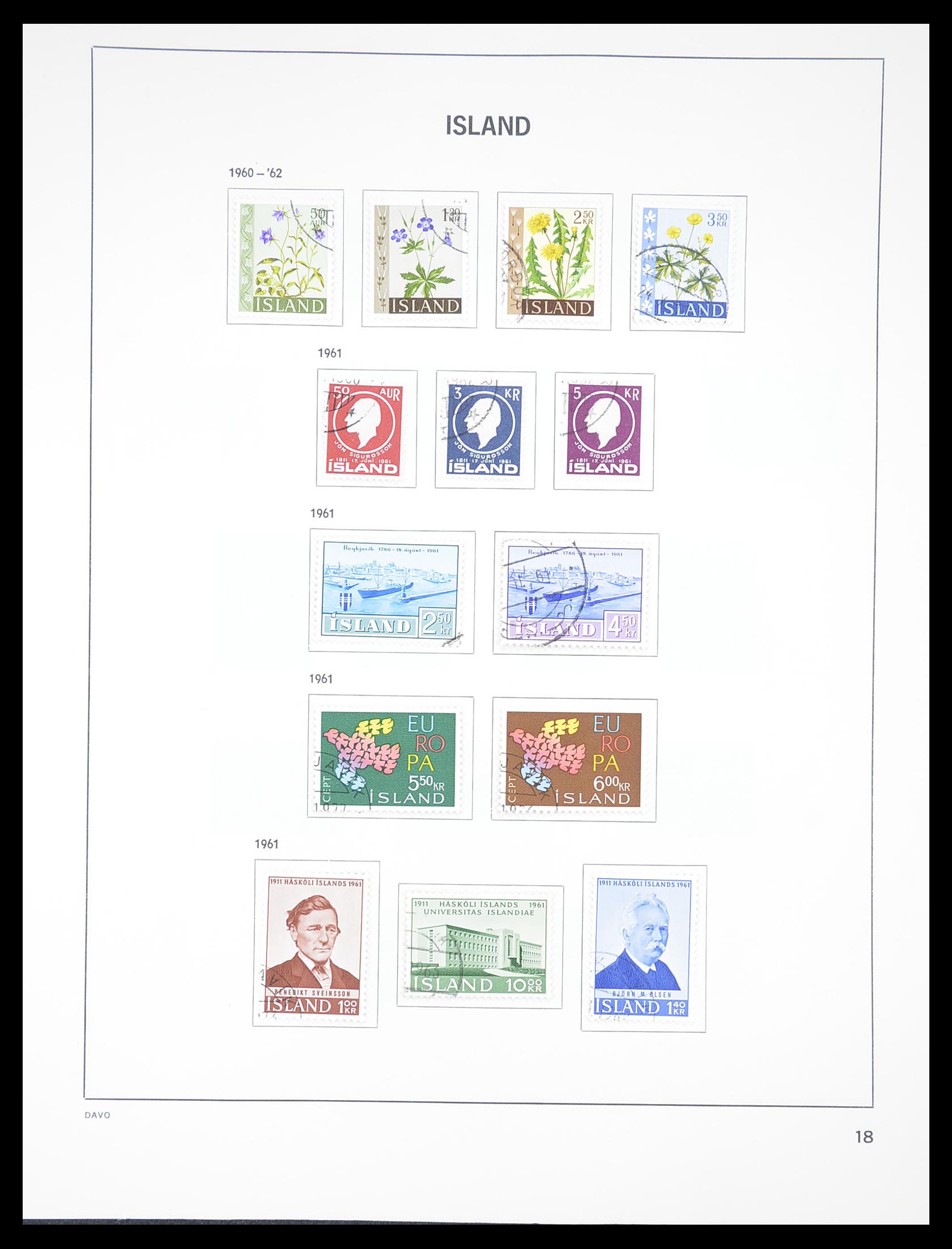 33387 018 - Postzegelverzameling 33387 IJsland 1876-2008.