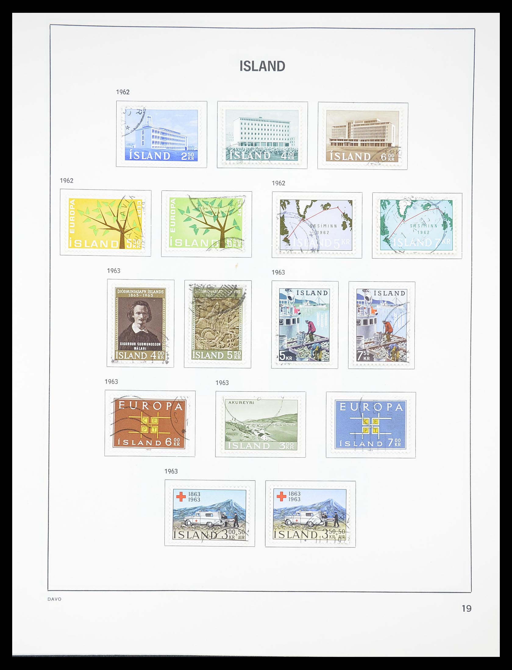 33387 019 - Postzegelverzameling 33387 IJsland 1876-2008.