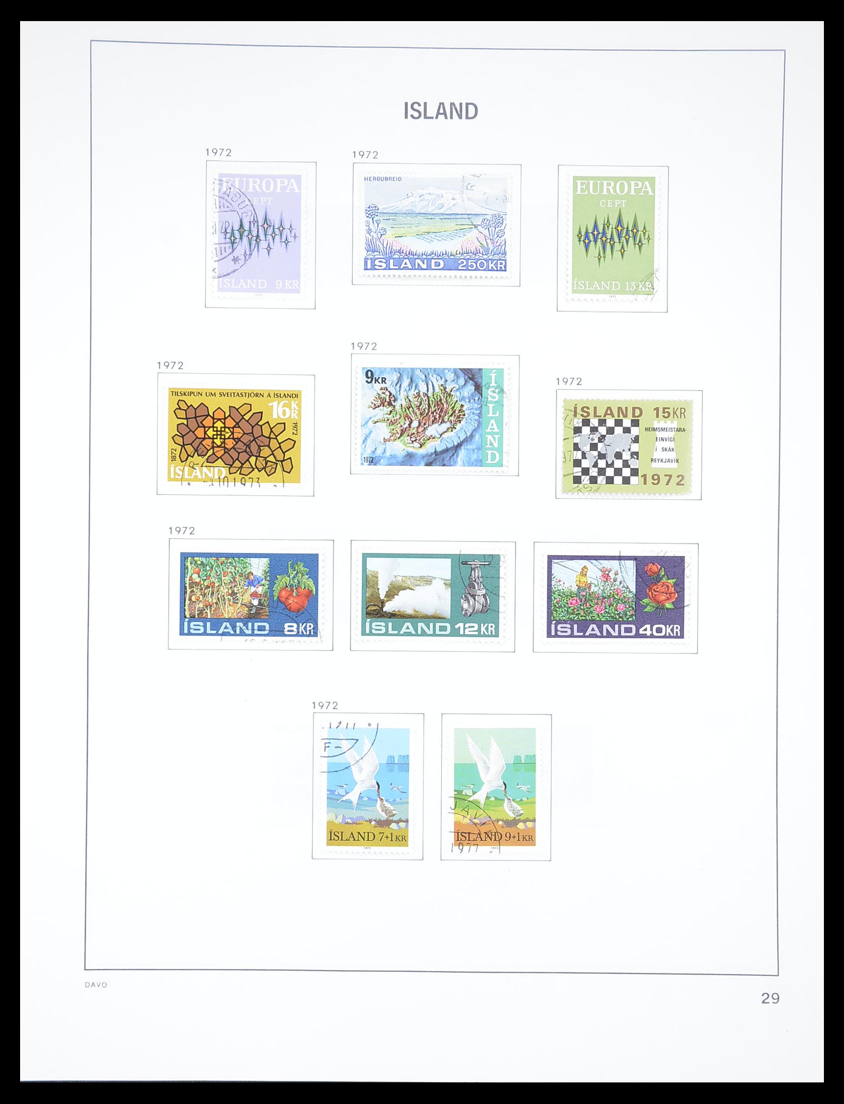 33387 029 - Postzegelverzameling 33387 IJsland 1876-2008.