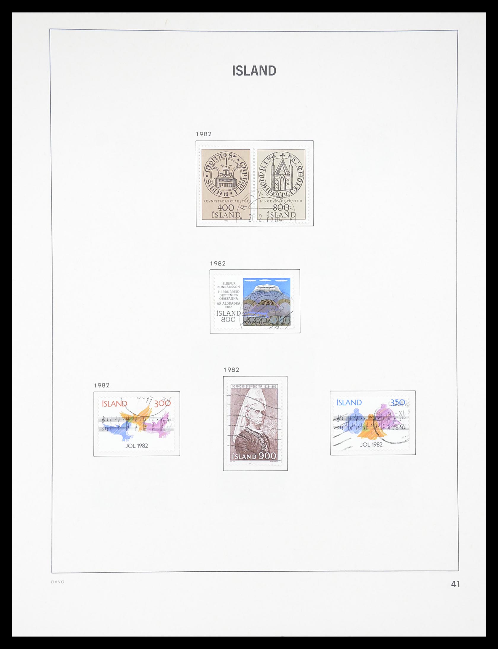 33387 041 - Postzegelverzameling 33387 IJsland 1876-2008.