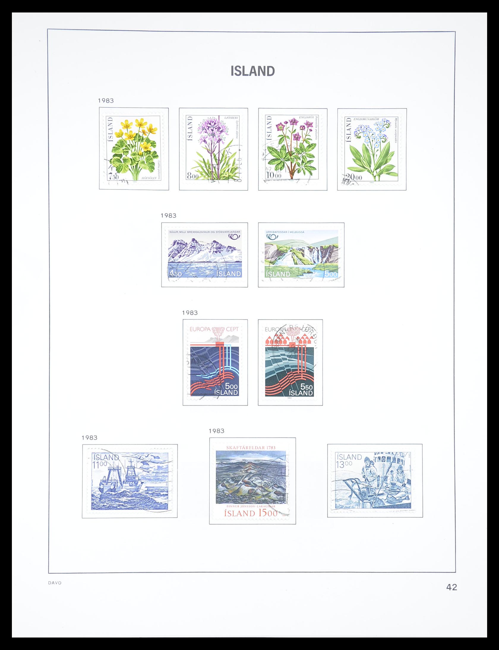 33387 042 - Stamp collection 33387 Iceland 1876-2008.