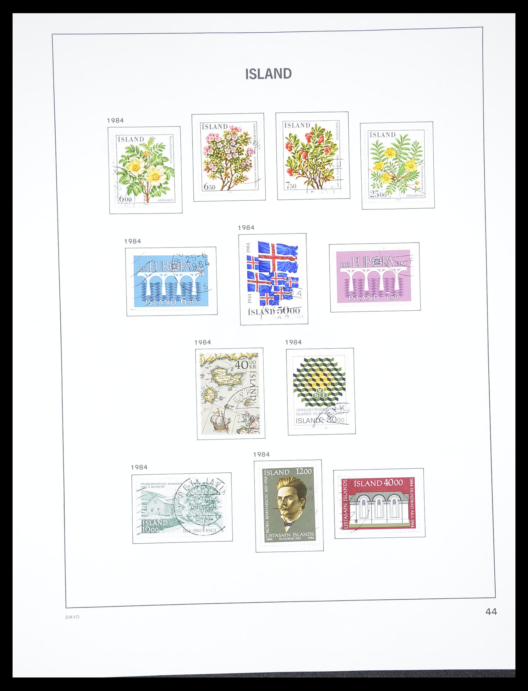 33387 044 - Postzegelverzameling 33387 IJsland 1876-2008.