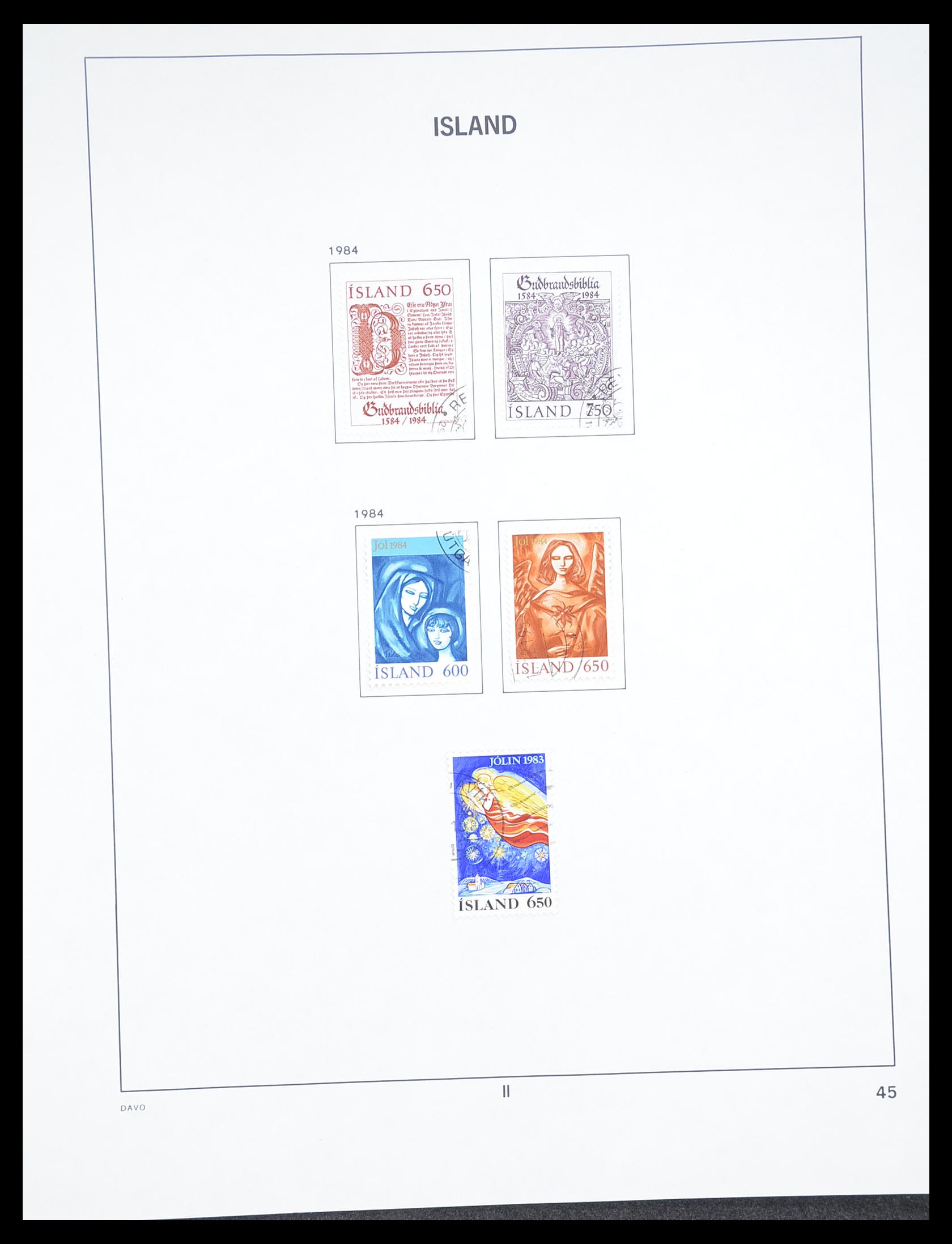 33387 045 - Postzegelverzameling 33387 IJsland 1876-2008.