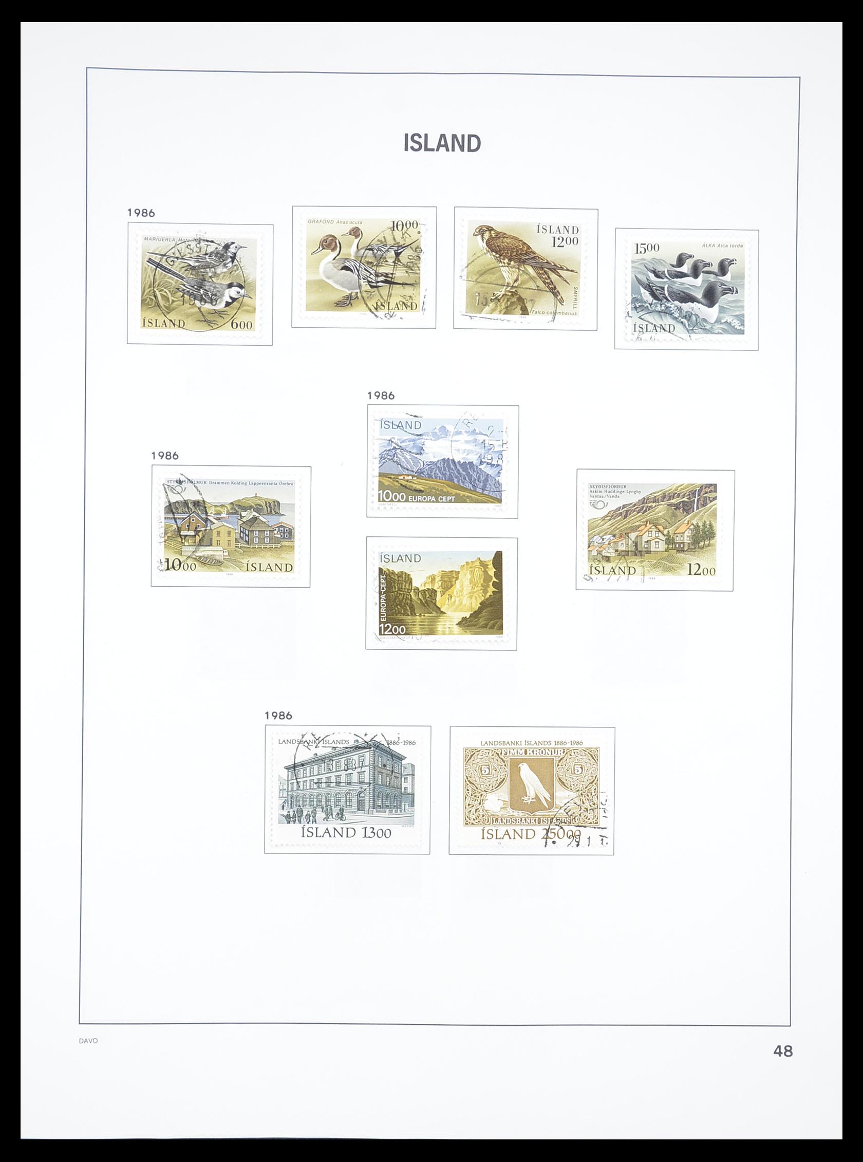 33387 048 - Stamp collection 33387 Iceland 1876-2008.
