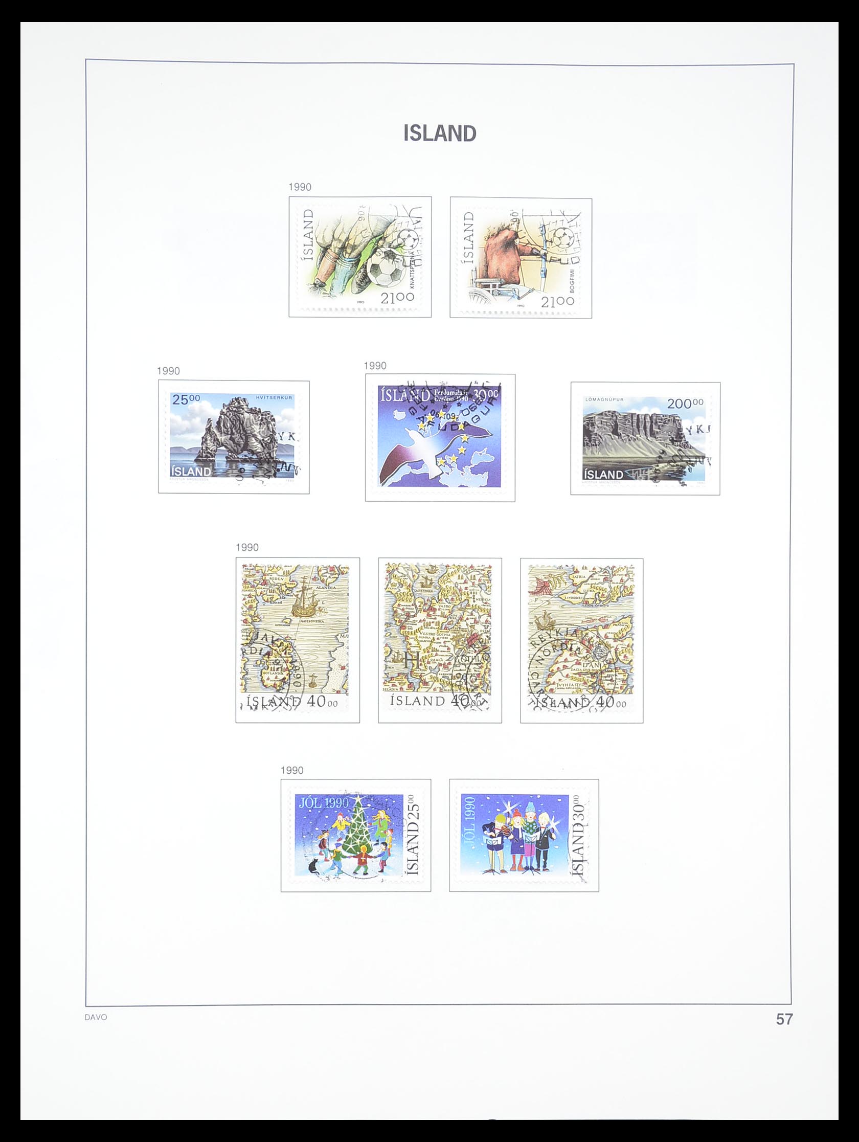 33387 056 - Postzegelverzameling 33387 IJsland 1876-2008.